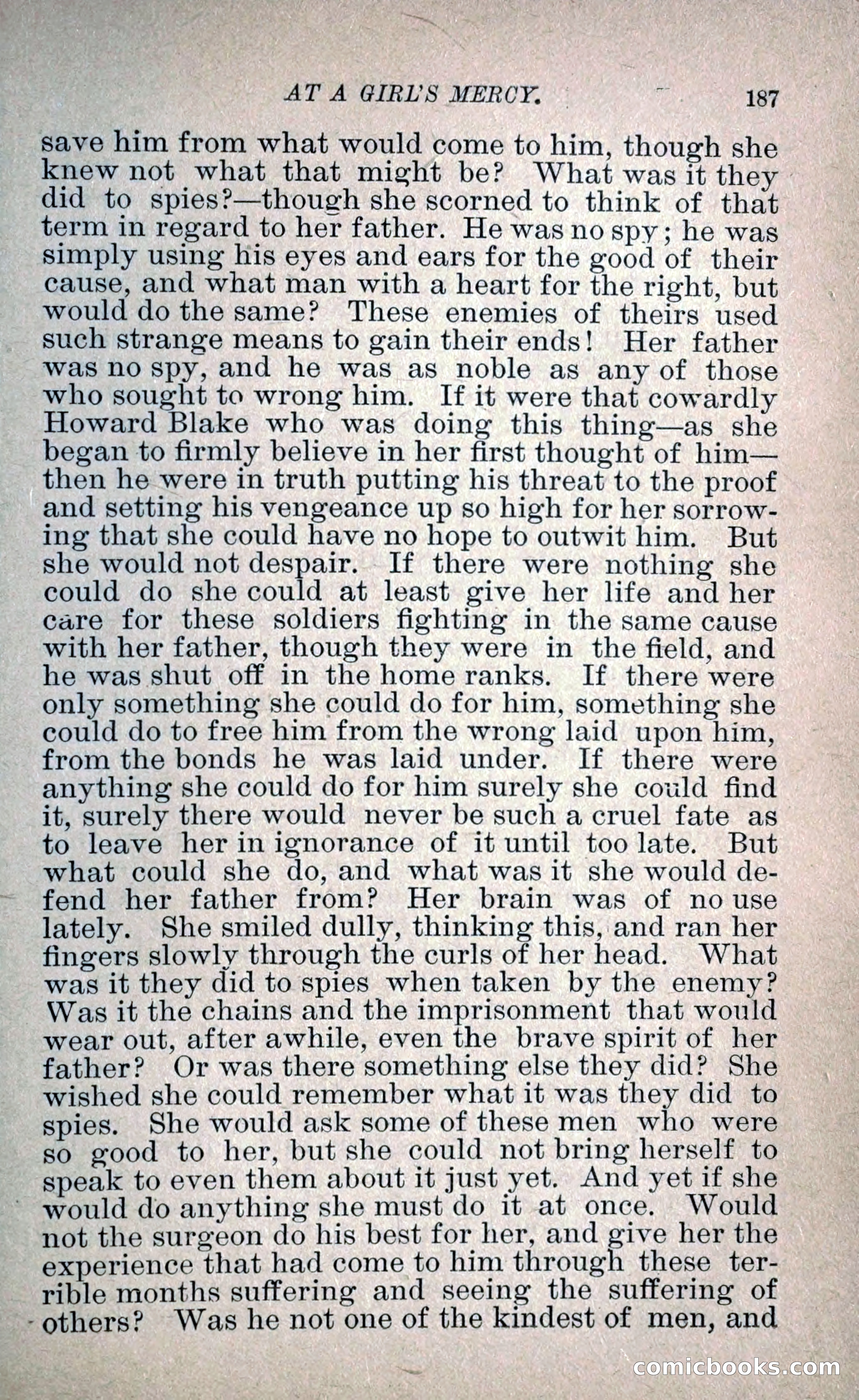 At a Girl's Mercy, or, The Fortunes of War — page 198 of 253