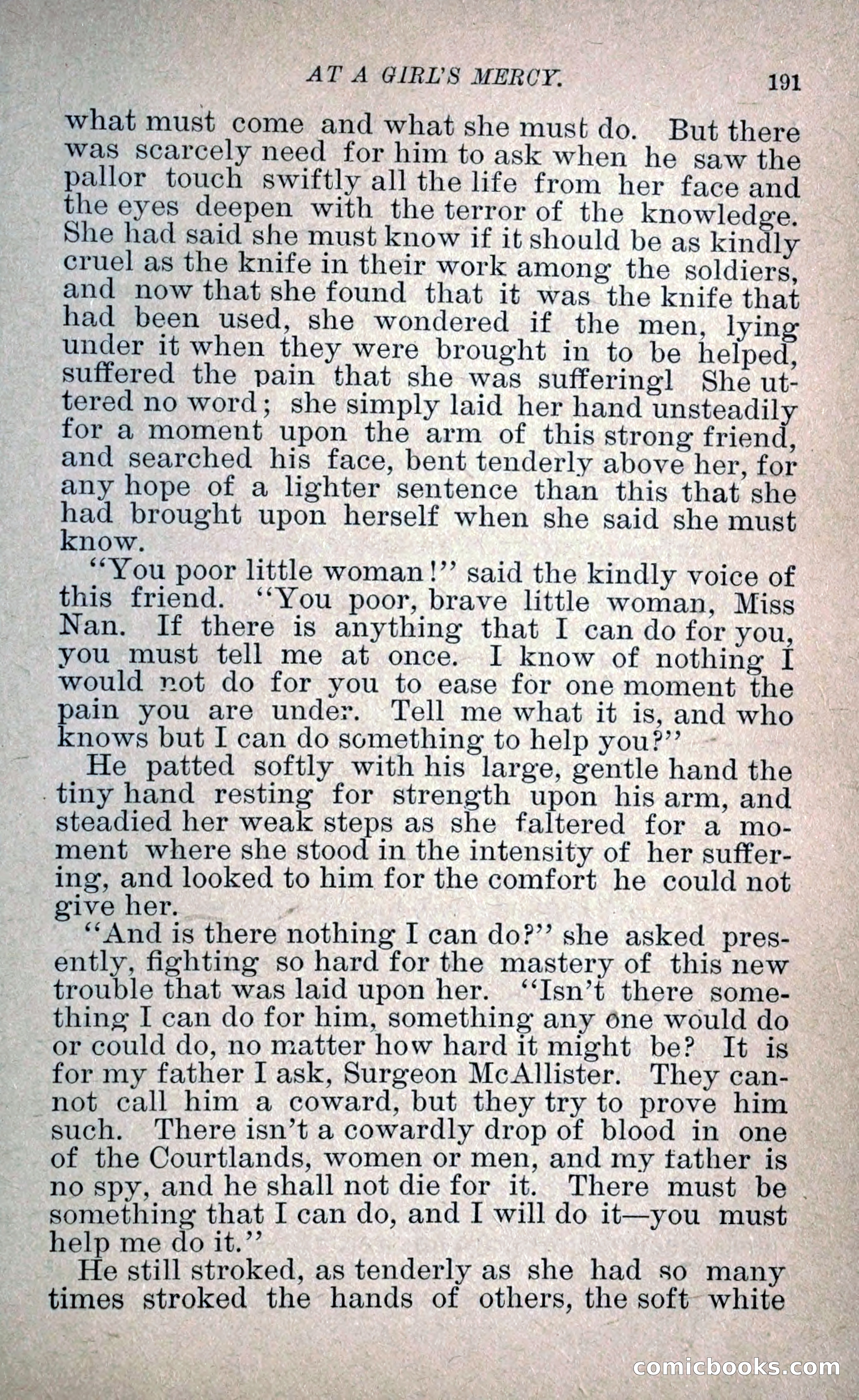At a Girl's Mercy, or, The Fortunes of War — page 202 of 253