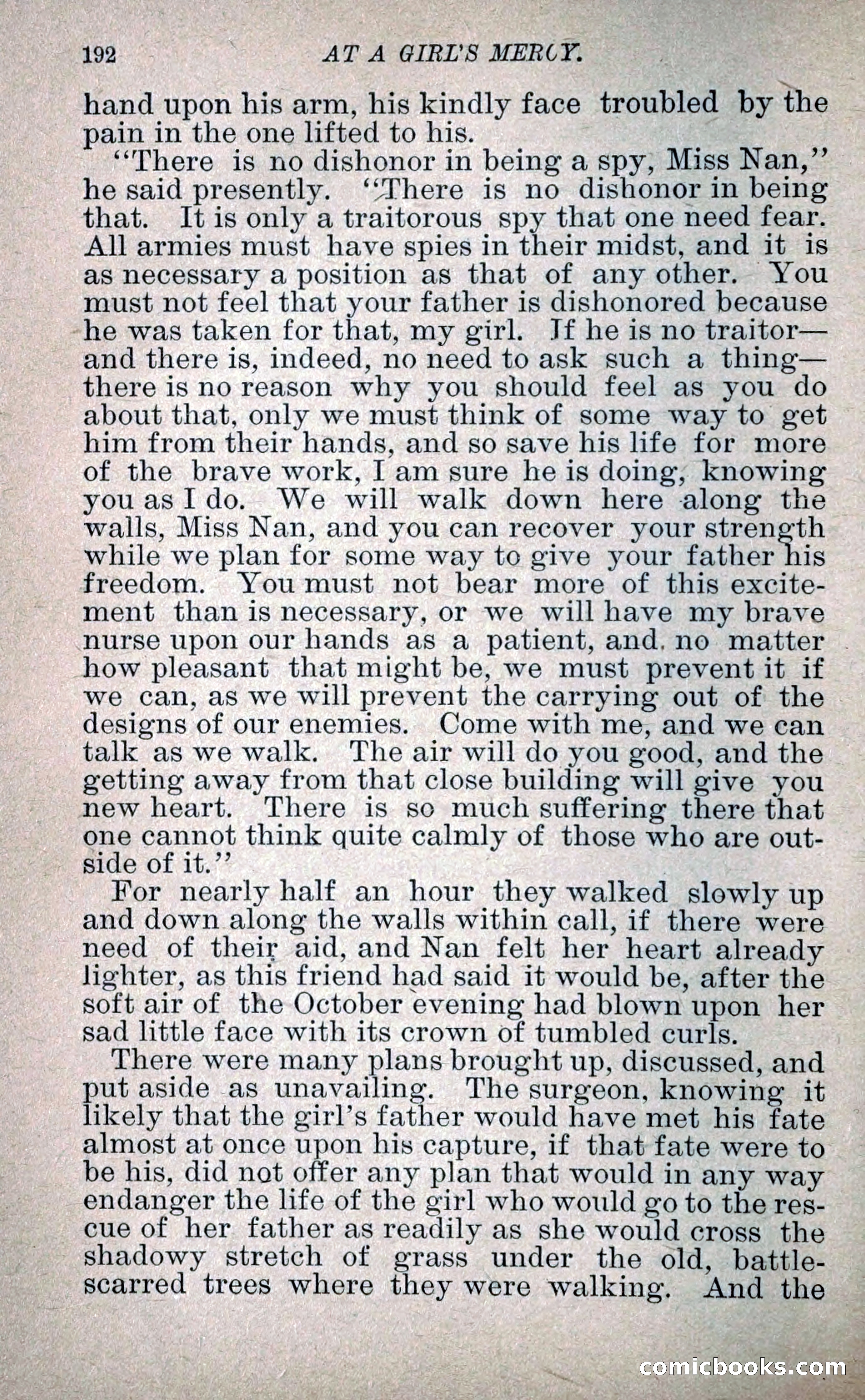 At a Girl's Mercy, or, The Fortunes of War — page 203 of 253