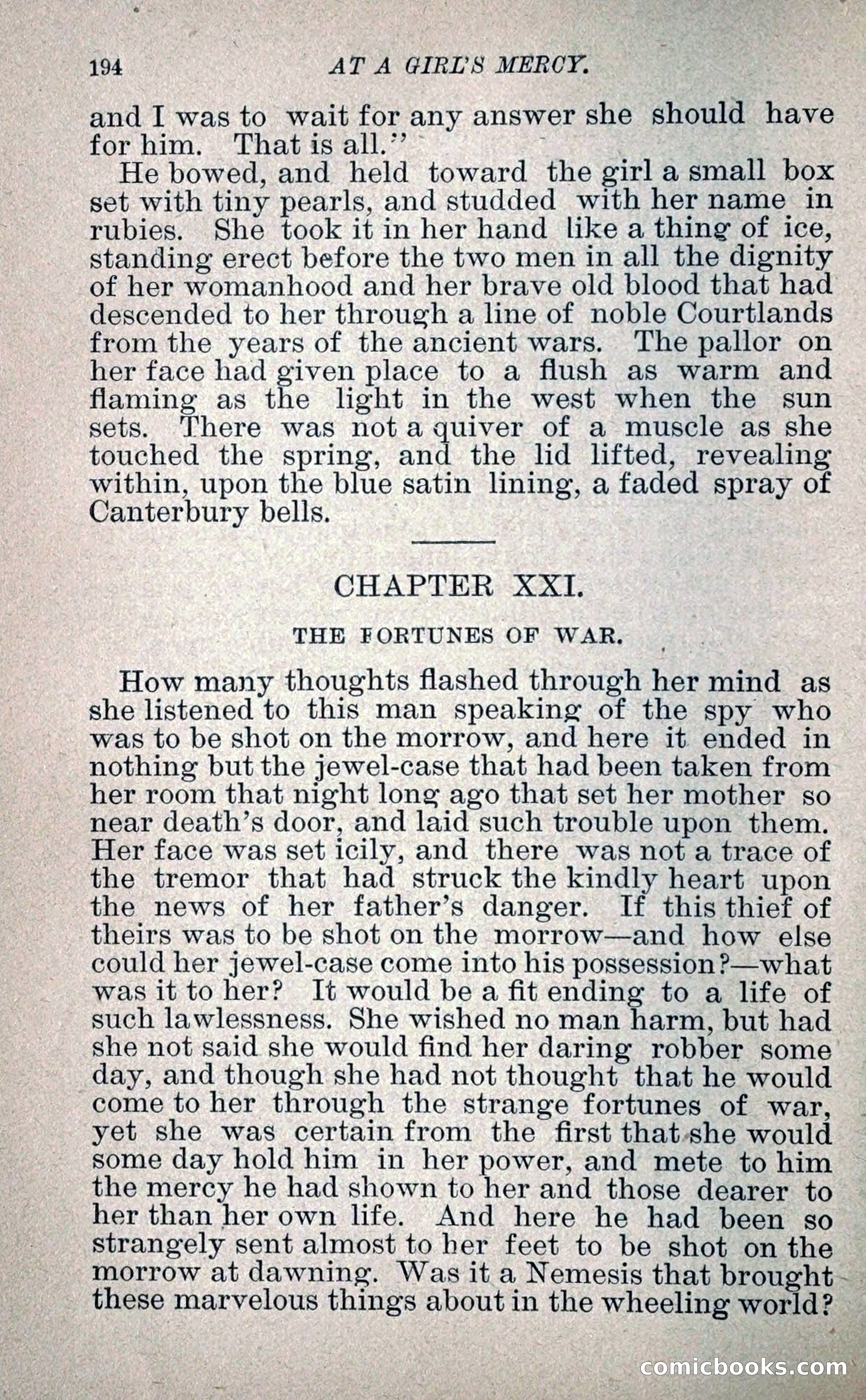 At a Girl's Mercy, or, The Fortunes of War — page 205 of 253