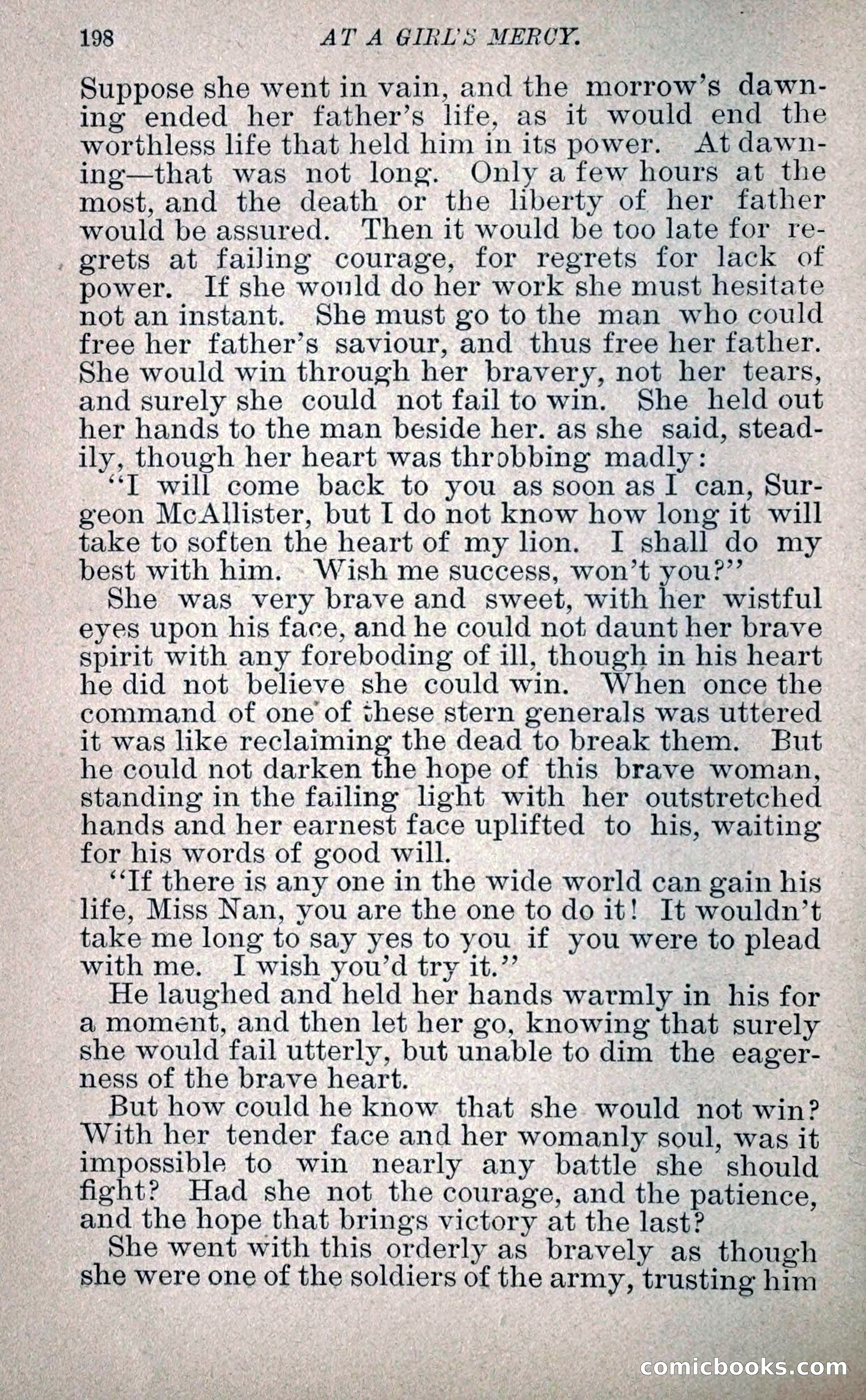 At a Girl's Mercy, or, The Fortunes of War — page 209 of 253