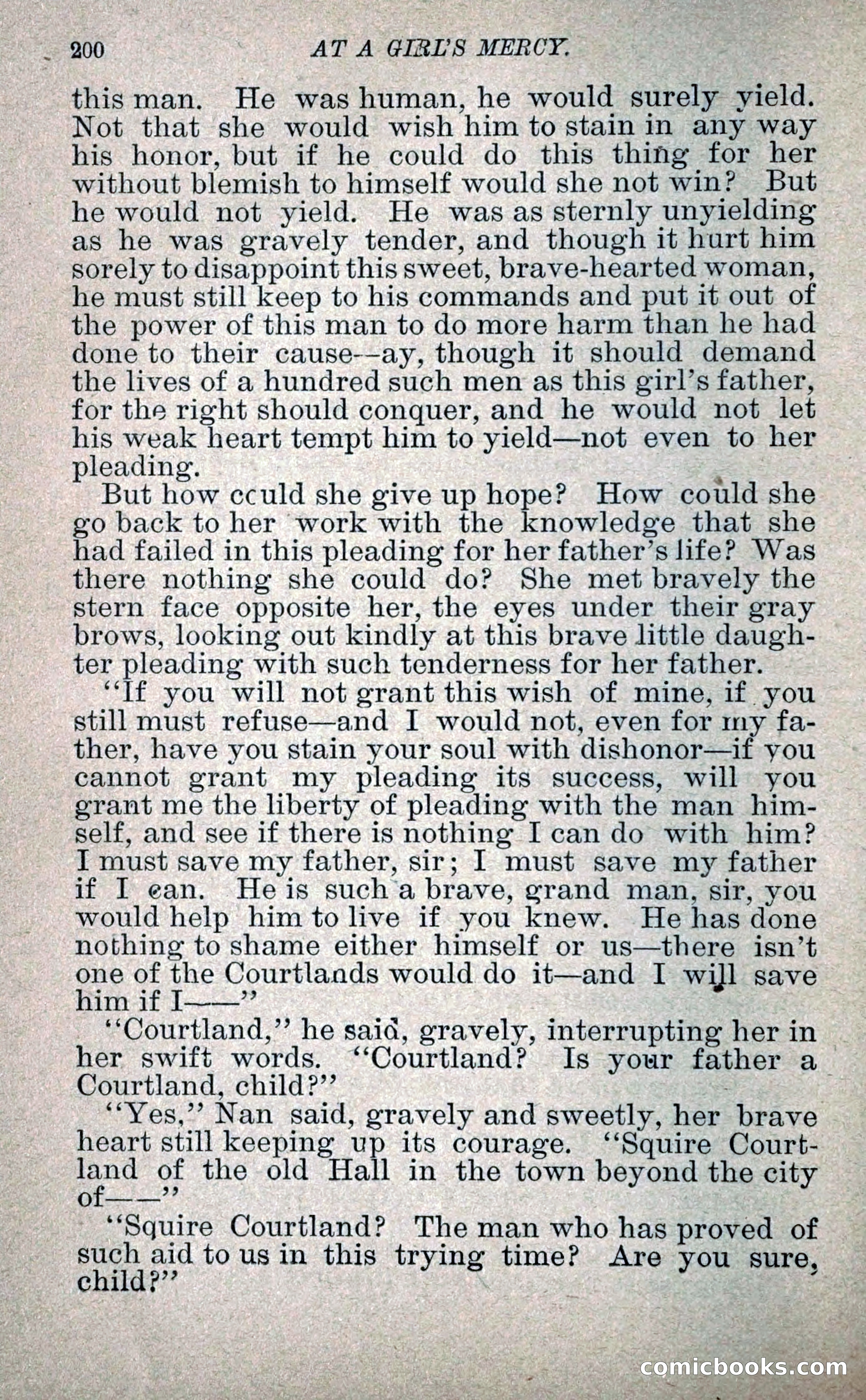 At a Girl's Mercy, or, The Fortunes of War — page 211 of 253