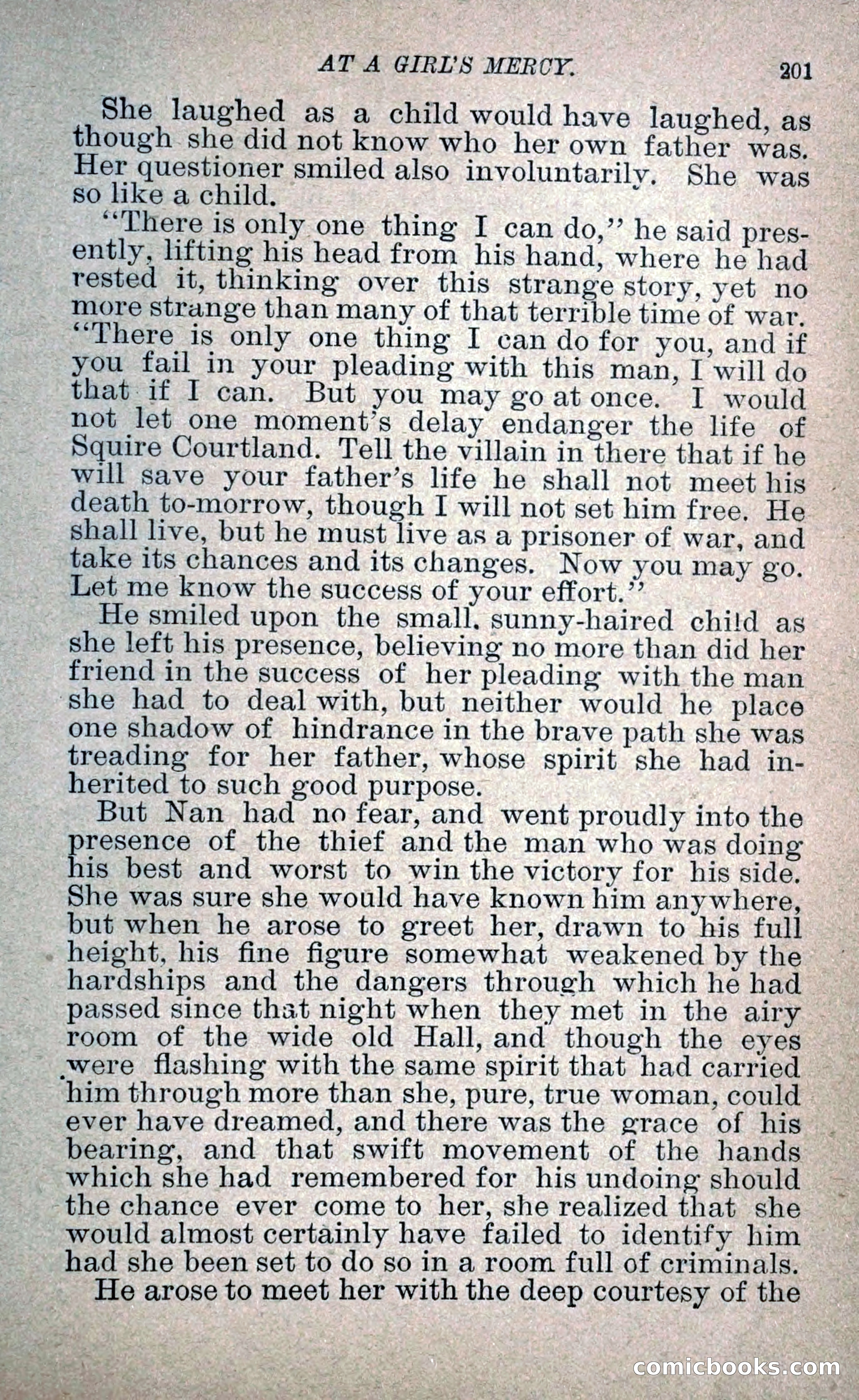 At a Girl's Mercy, or, The Fortunes of War — page 212 of 253
