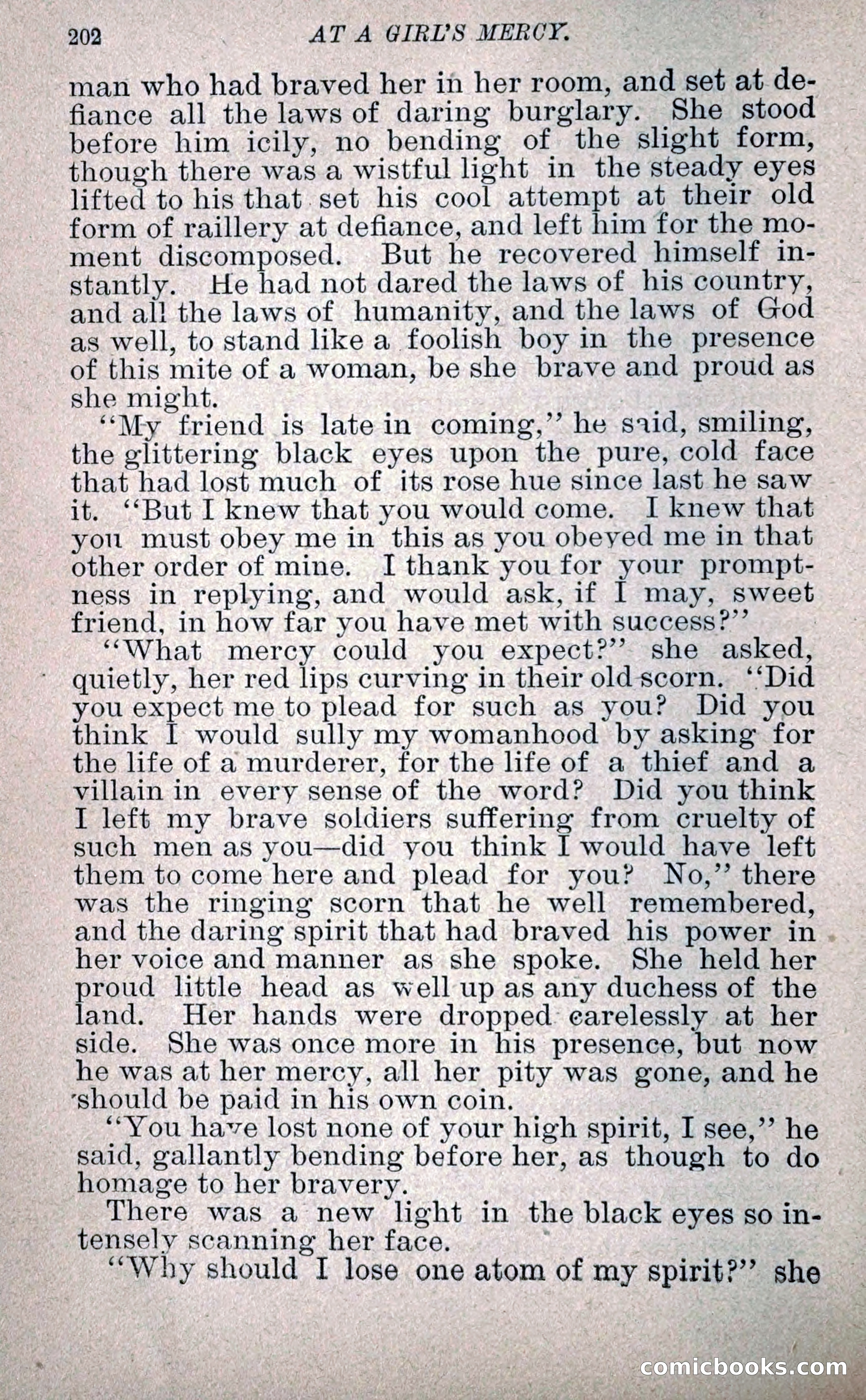 At a Girl's Mercy, or, The Fortunes of War — page 213 of 253