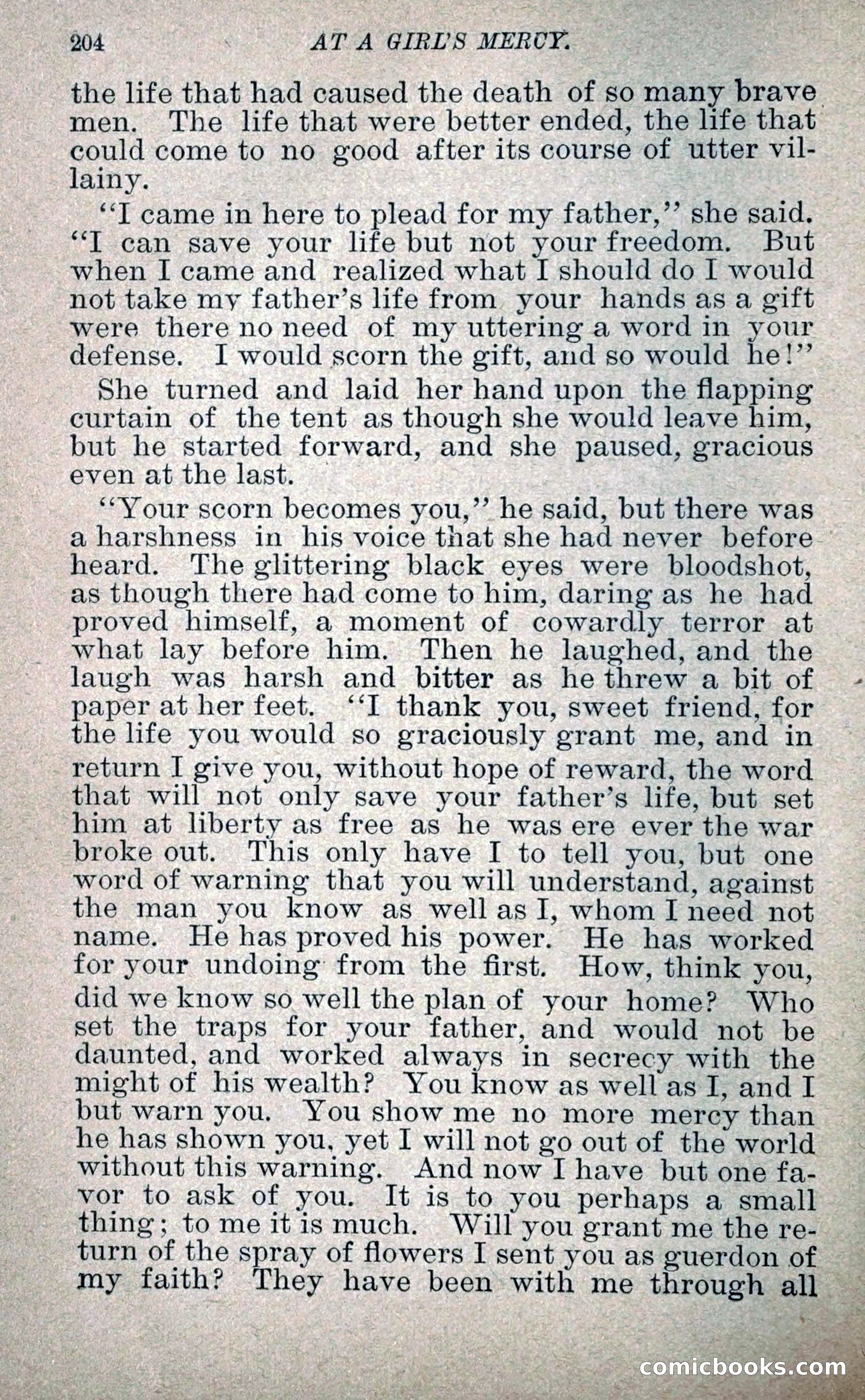 At a Girl's Mercy, or, The Fortunes of War — page 215 of 253