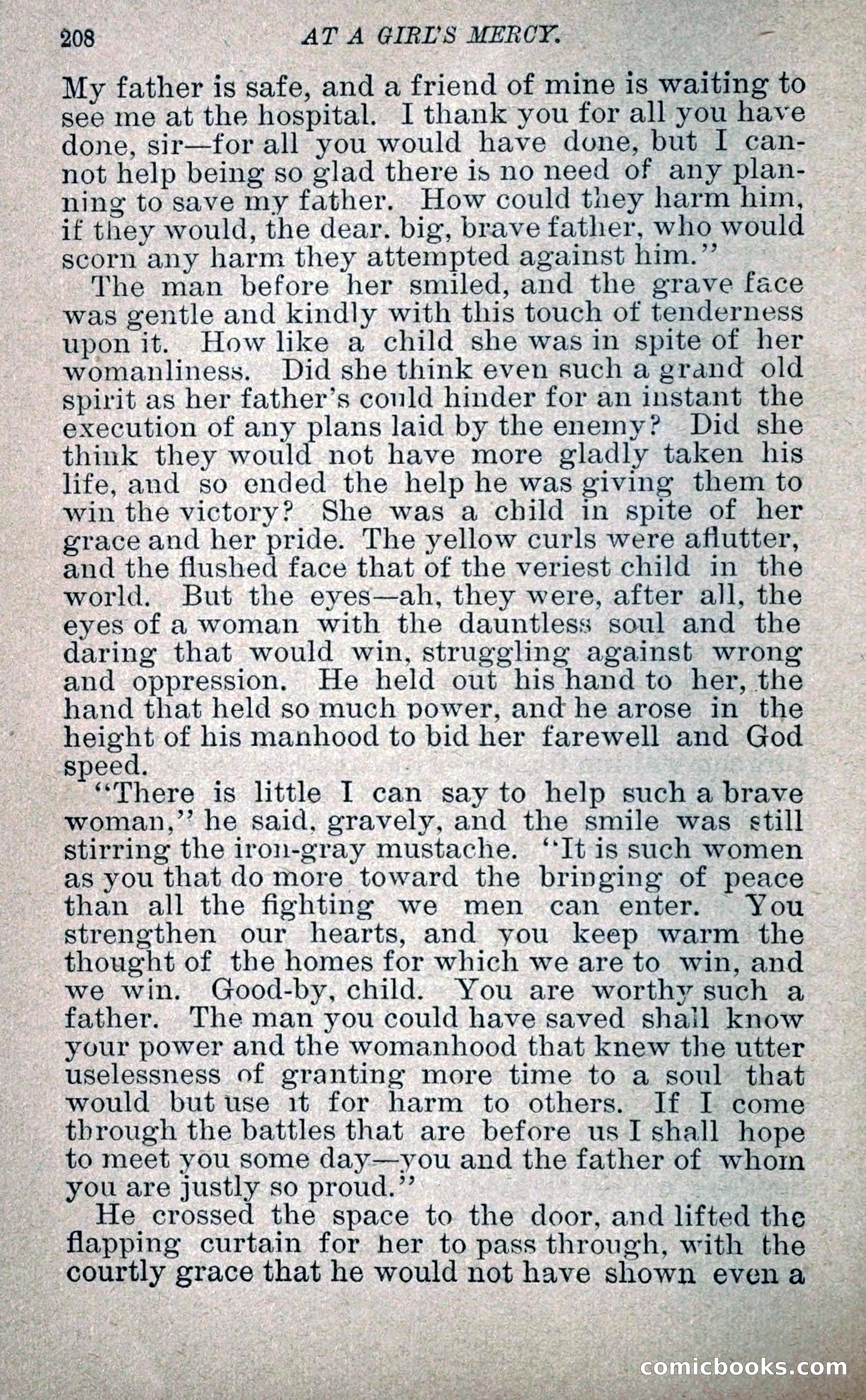 At a Girl's Mercy, or, The Fortunes of War — page 219 of 253