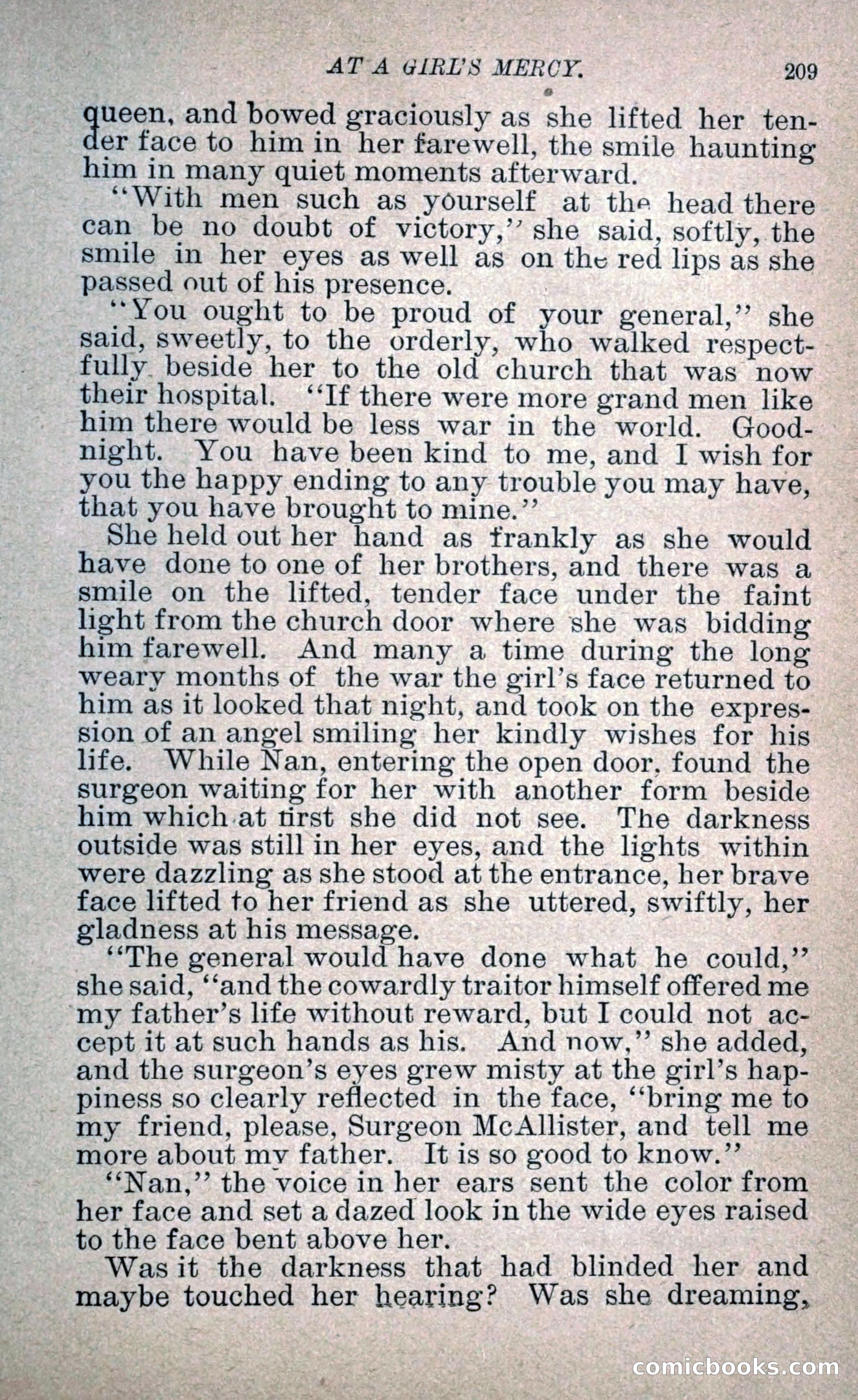 At a Girl's Mercy, or, The Fortunes of War — page 220 of 253