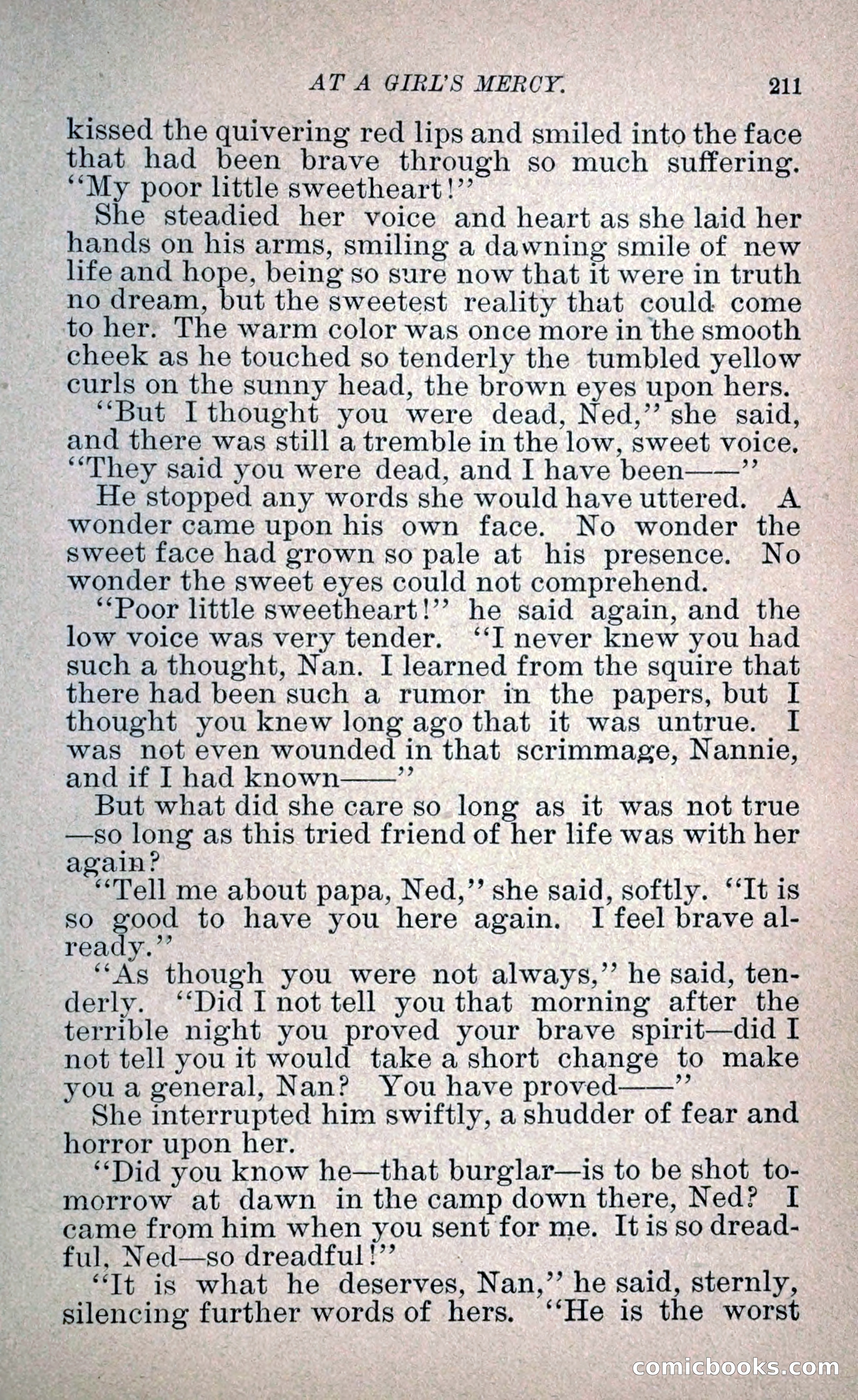 At a Girl's Mercy, or, The Fortunes of War — page 222 of 253