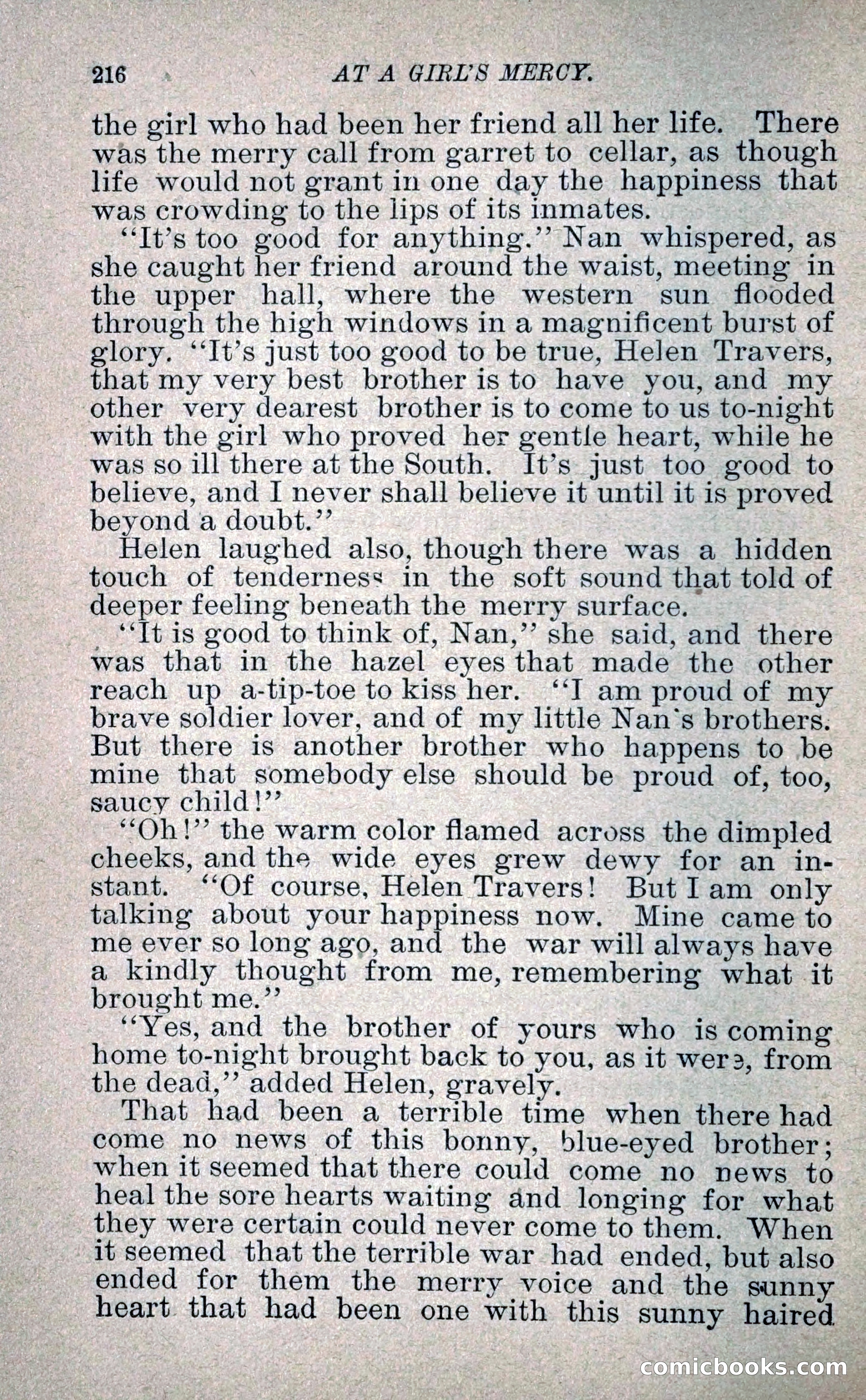 At a Girl's Mercy, or, The Fortunes of War — page 227 of 253
