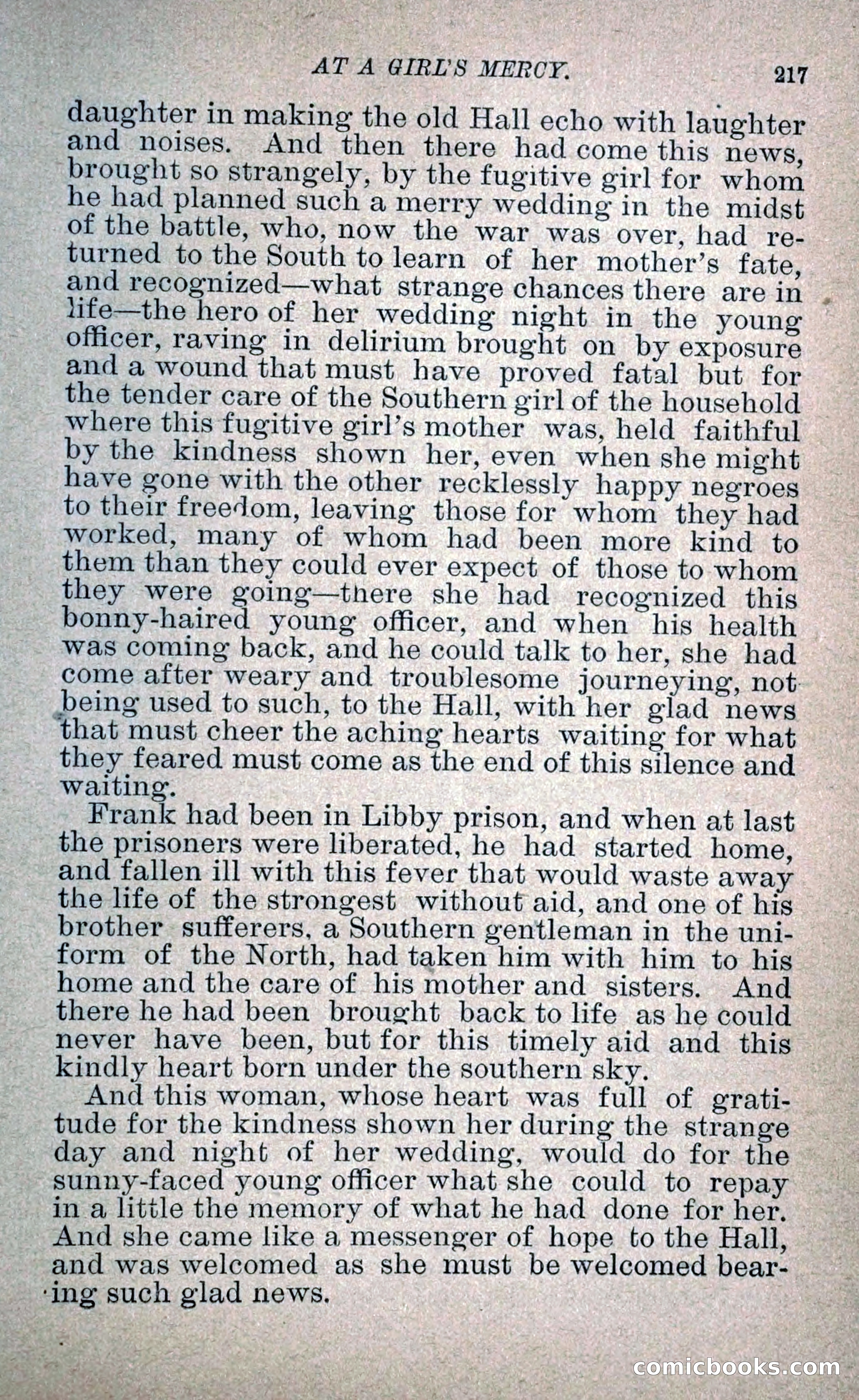 At a Girl's Mercy, or, The Fortunes of War — page 228 of 253