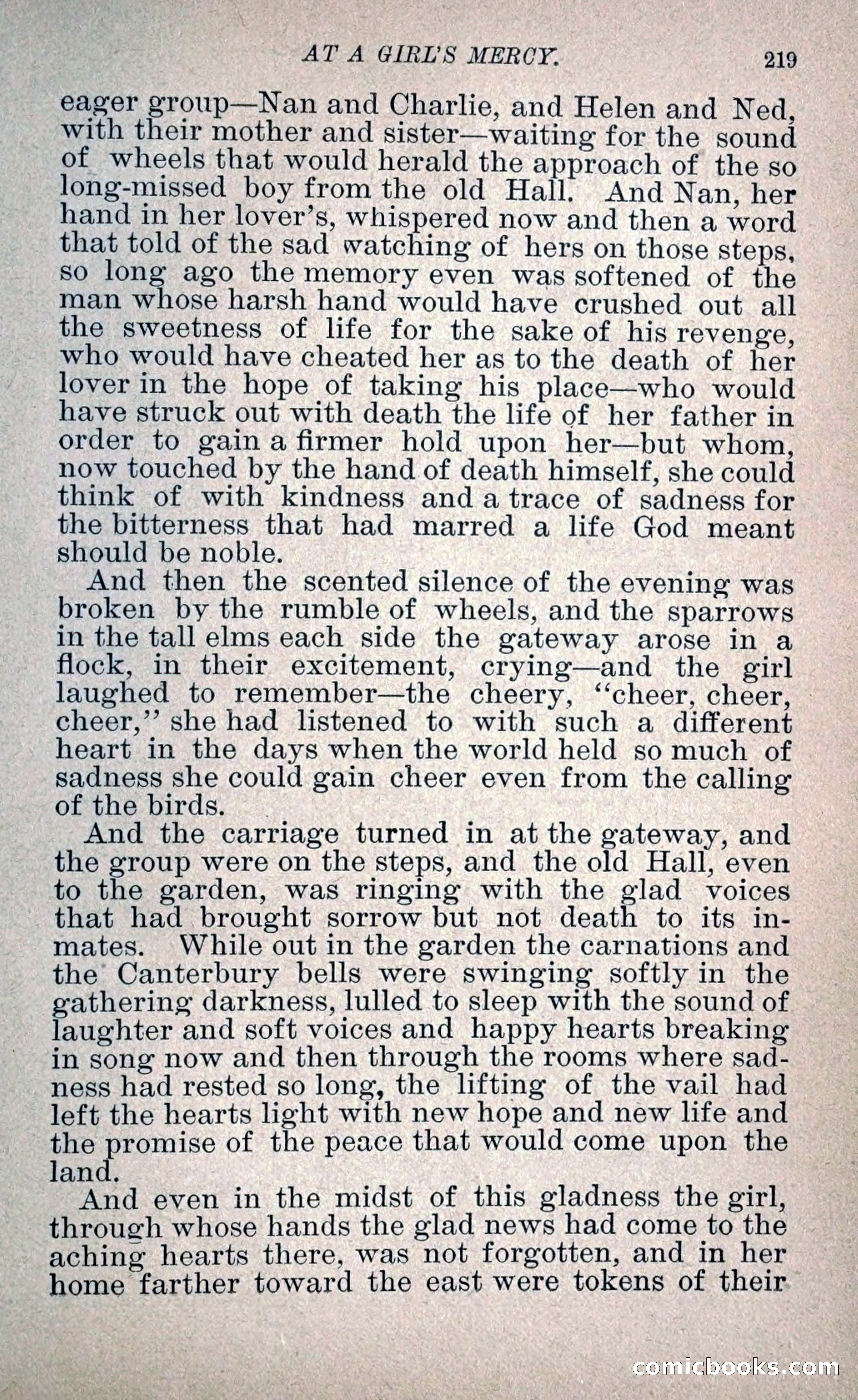 At a Girl's Mercy, or, The Fortunes of War — page 230 of 253