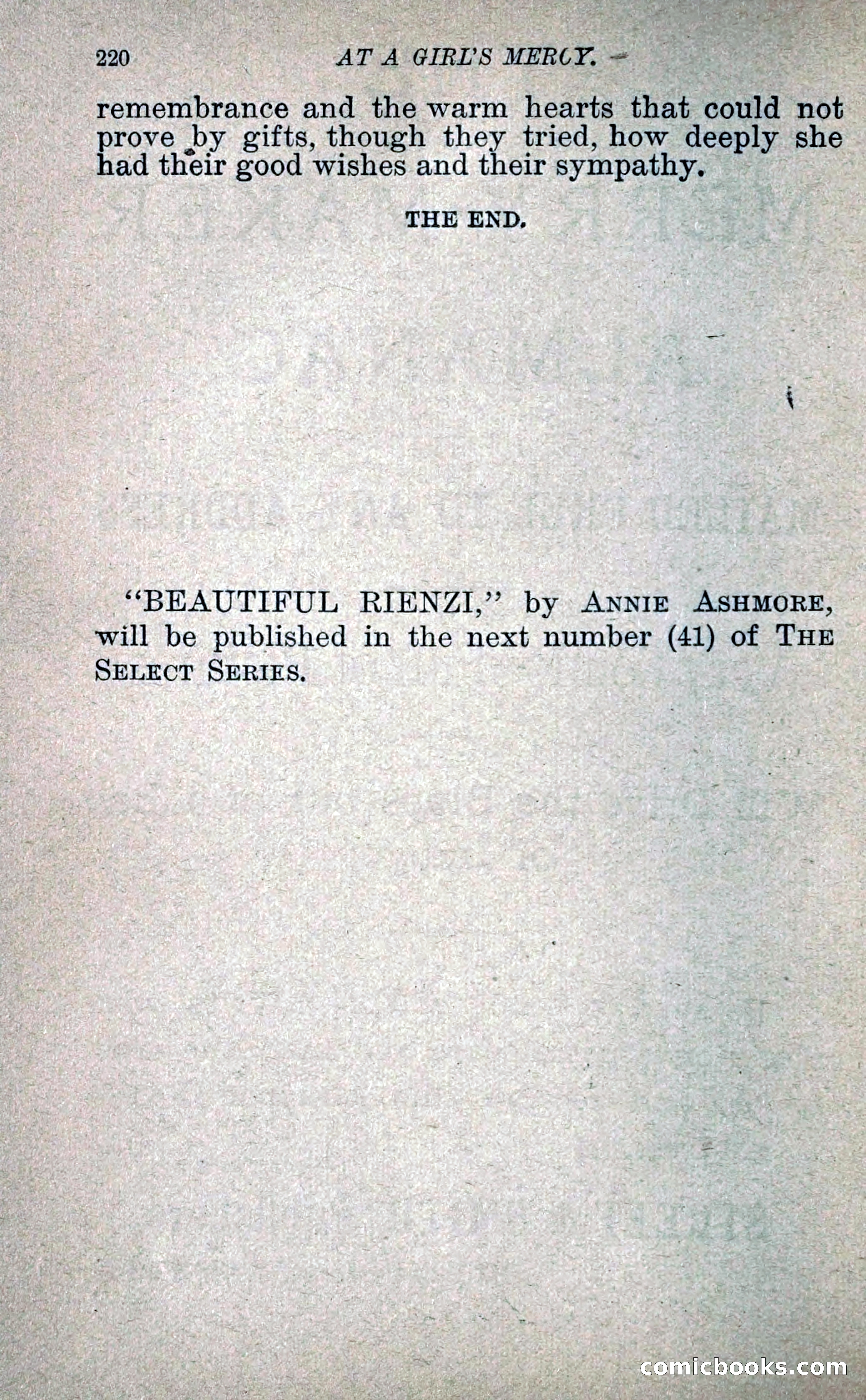 At a Girl's Mercy, or, The Fortunes of War — page 231 of 253
