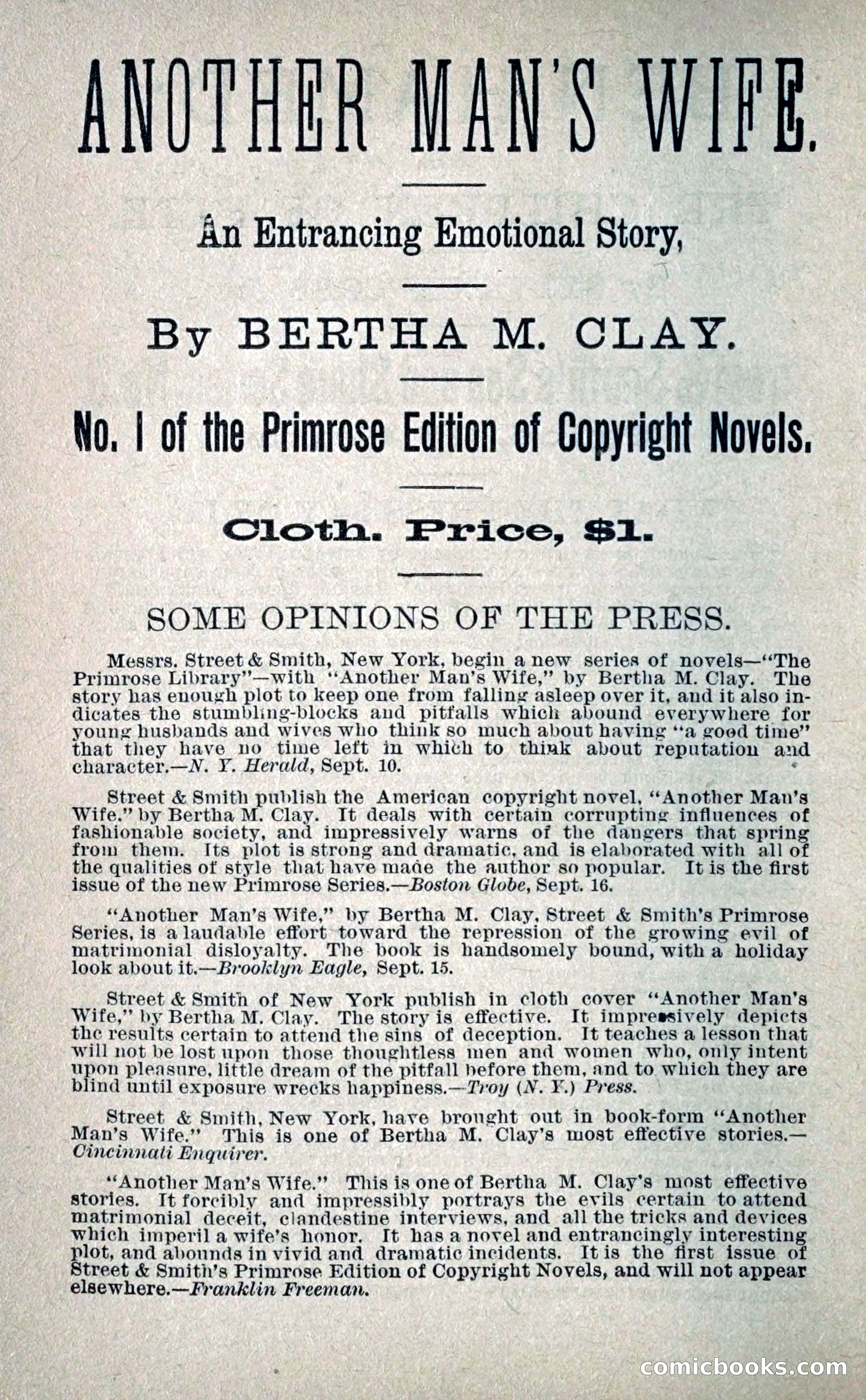 At a Girl's Mercy, or, The Fortunes of War — page 243 of 253