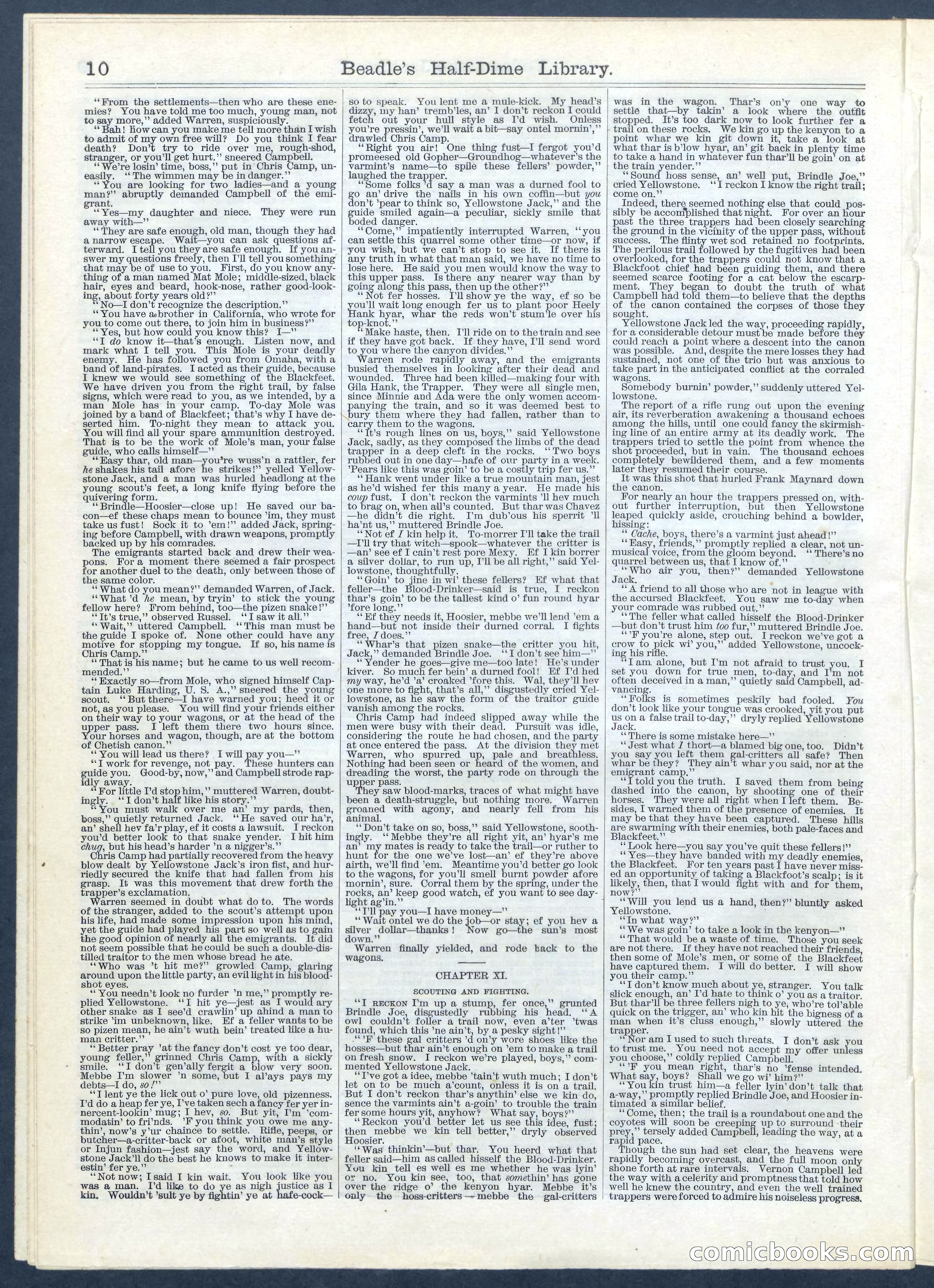 Beadle's Half Dime Library — page 10 of 16