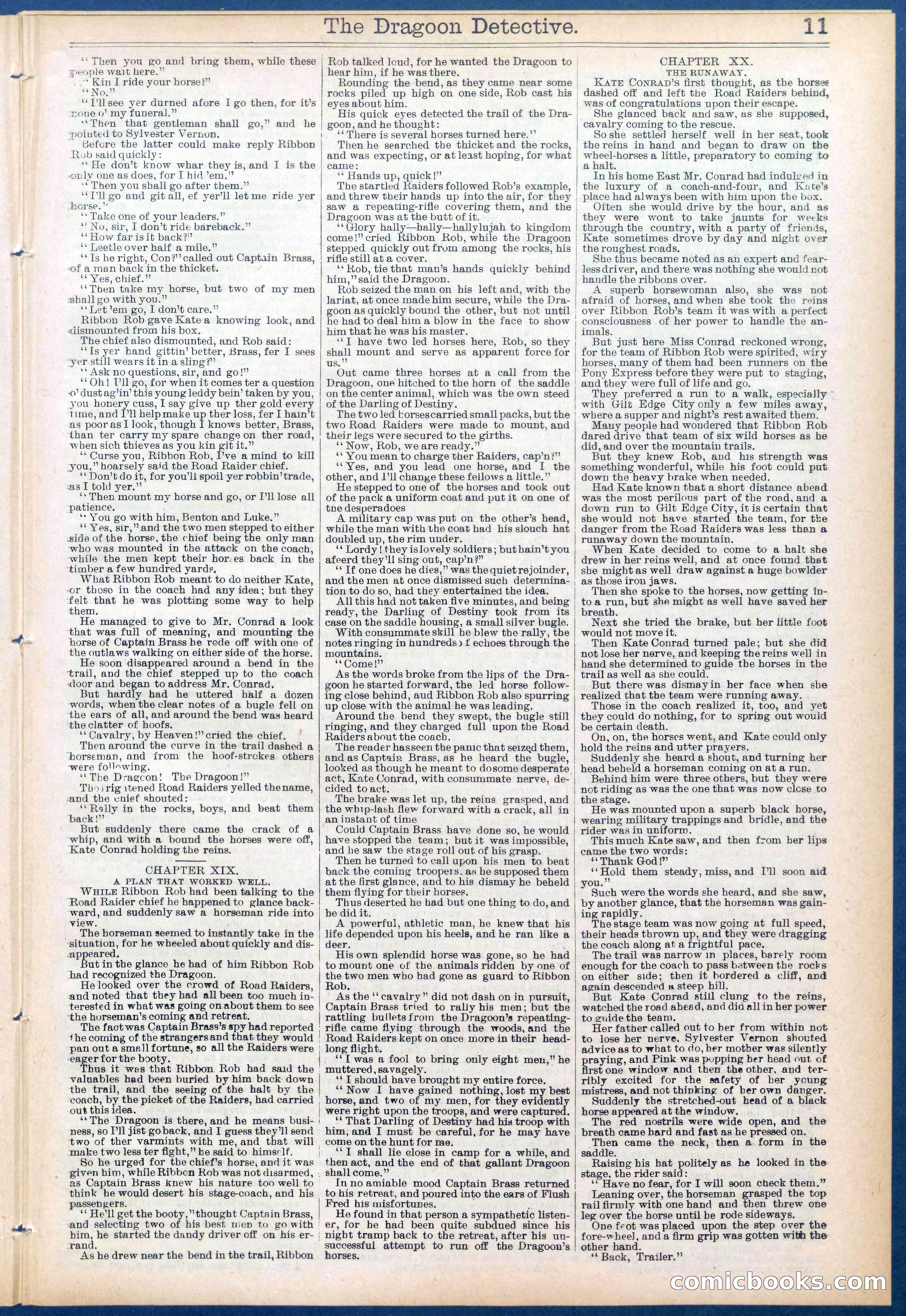 The Dragoon Detective; Or, A Man of Destiny — page 11 of 32