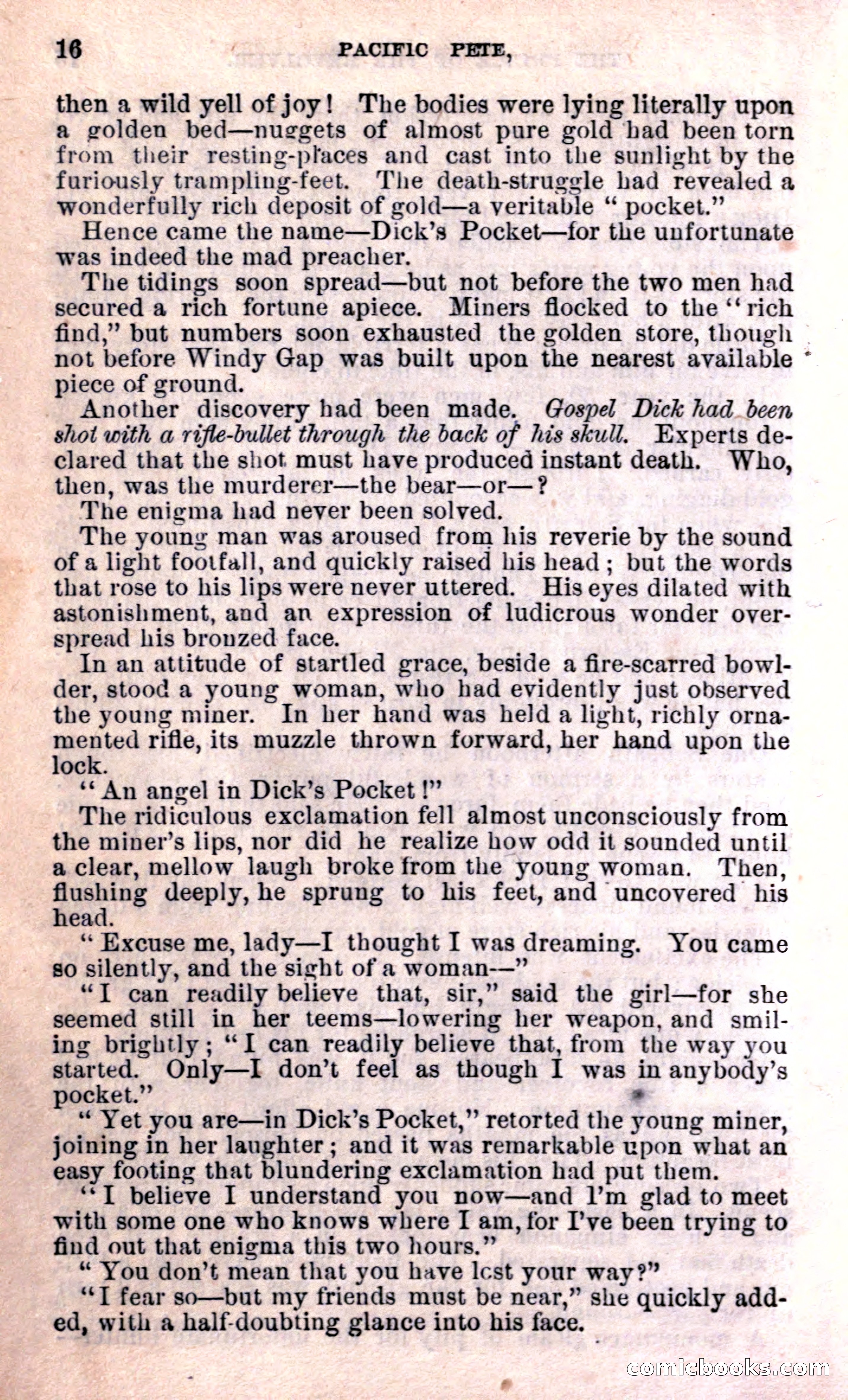 Beadle's Dime Library — page 16 of 21