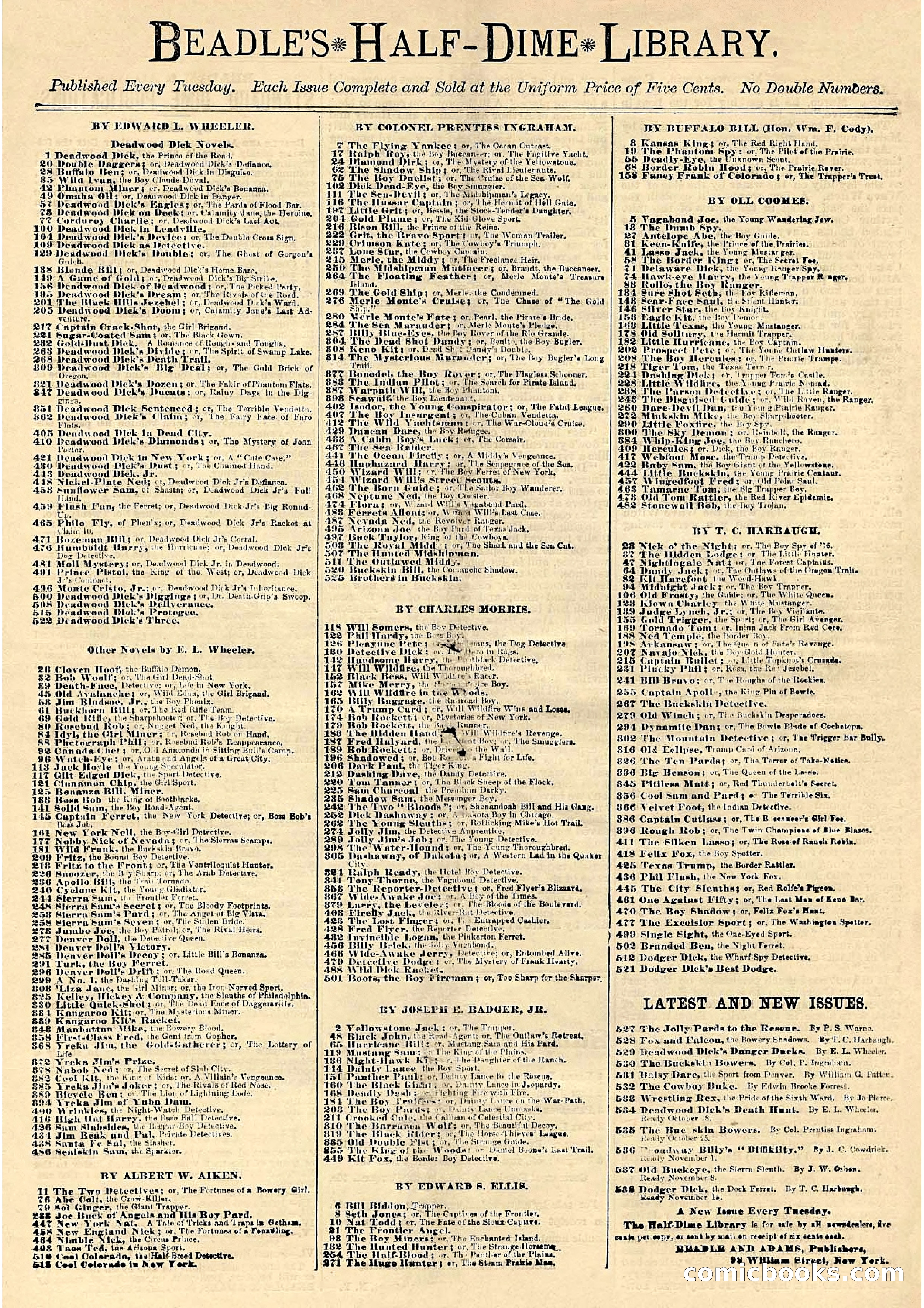 Beadle's Half Dime Library Vol. IX, No. 230: The Yankee Rajah; or, The Fate of the Black Shereef — page 16 of 16