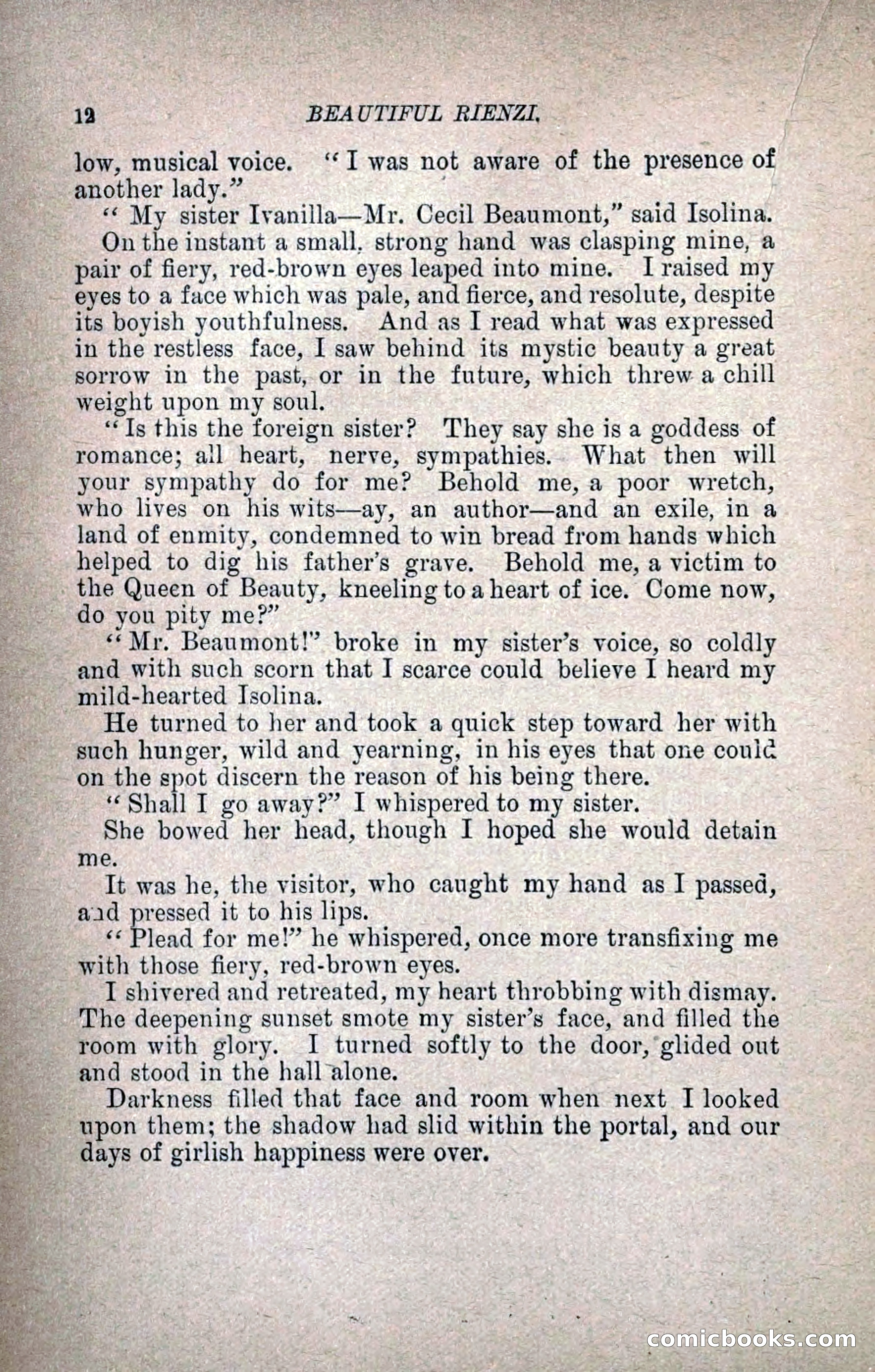 Beautiful Rienzi; or, The Secret Vendetta — page 19 of 299