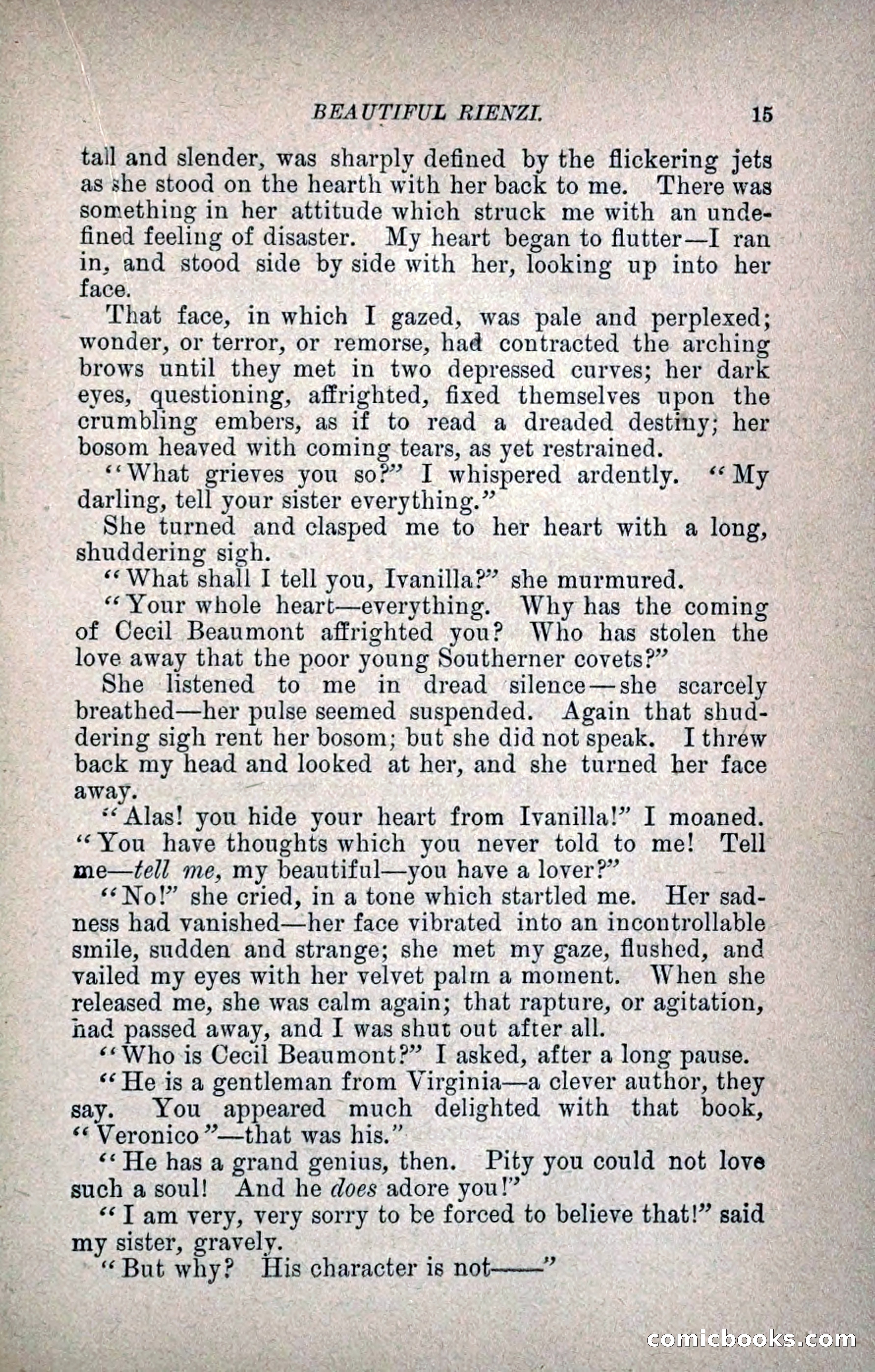 Beautiful Rienzi; or, The Secret Vendetta — page 22 of 299