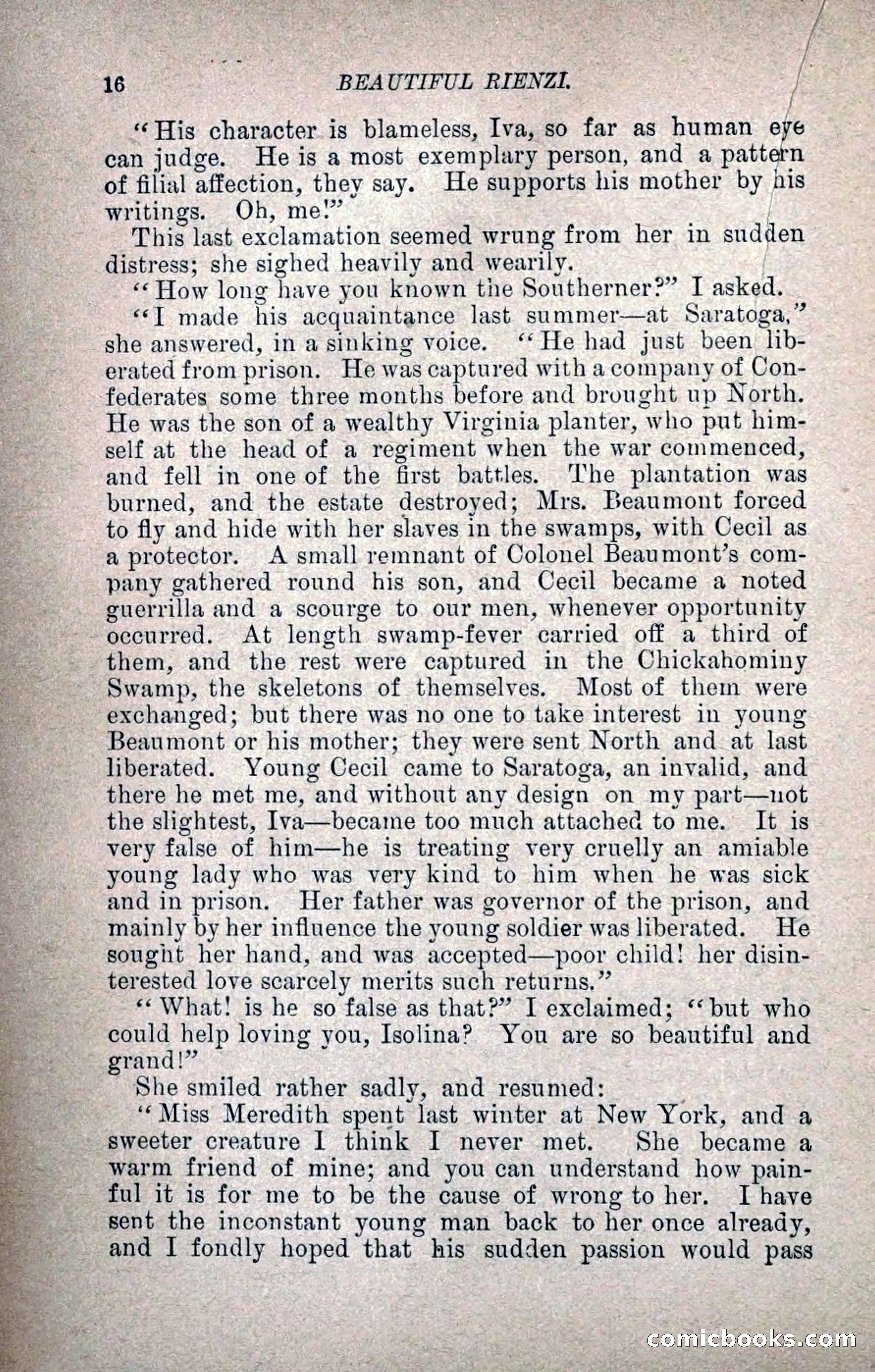 Beautiful Rienzi; or, The Secret Vendetta — page 23 of 299