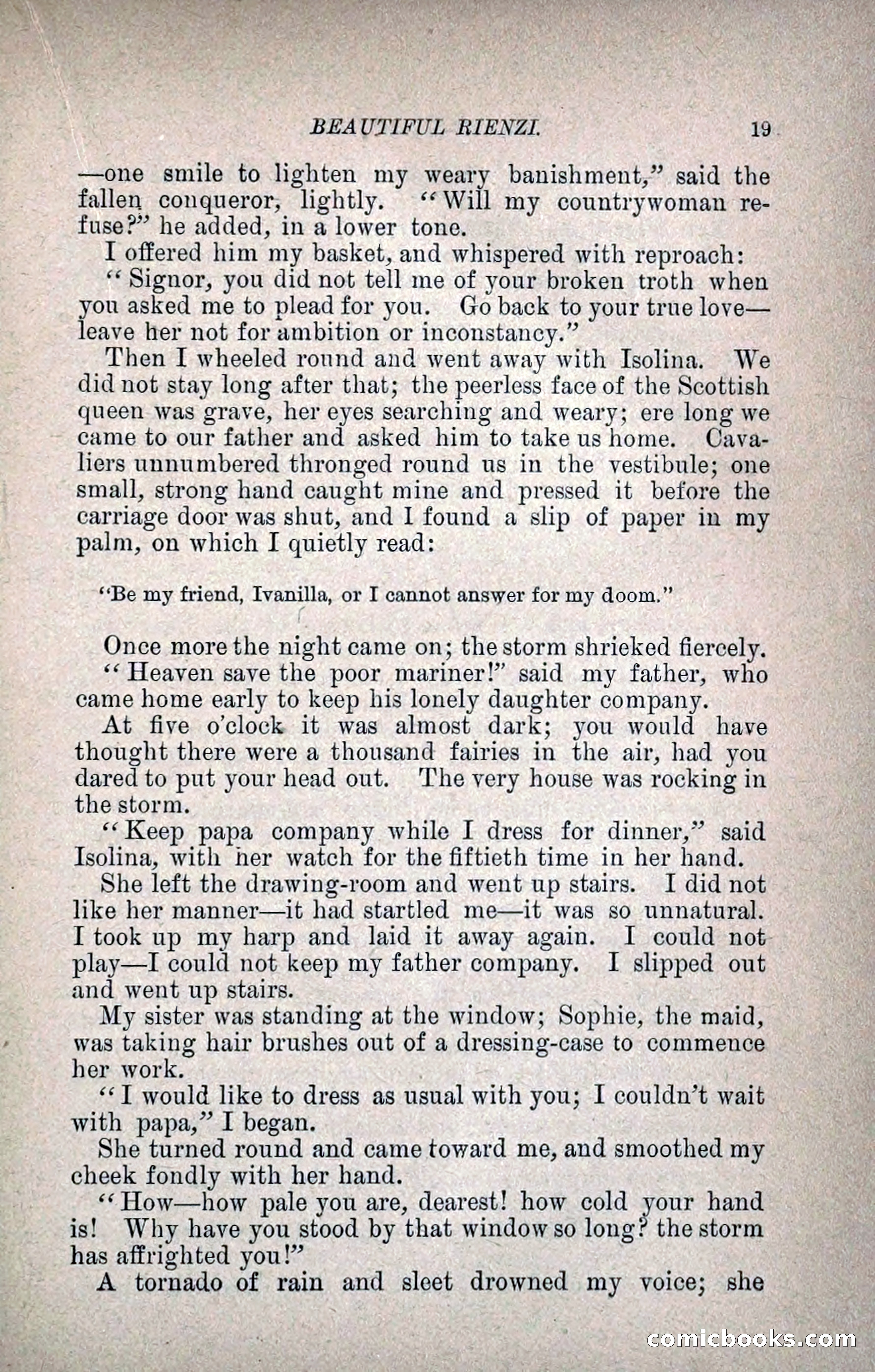 Beautiful Rienzi; or, The Secret Vendetta — page 26 of 299