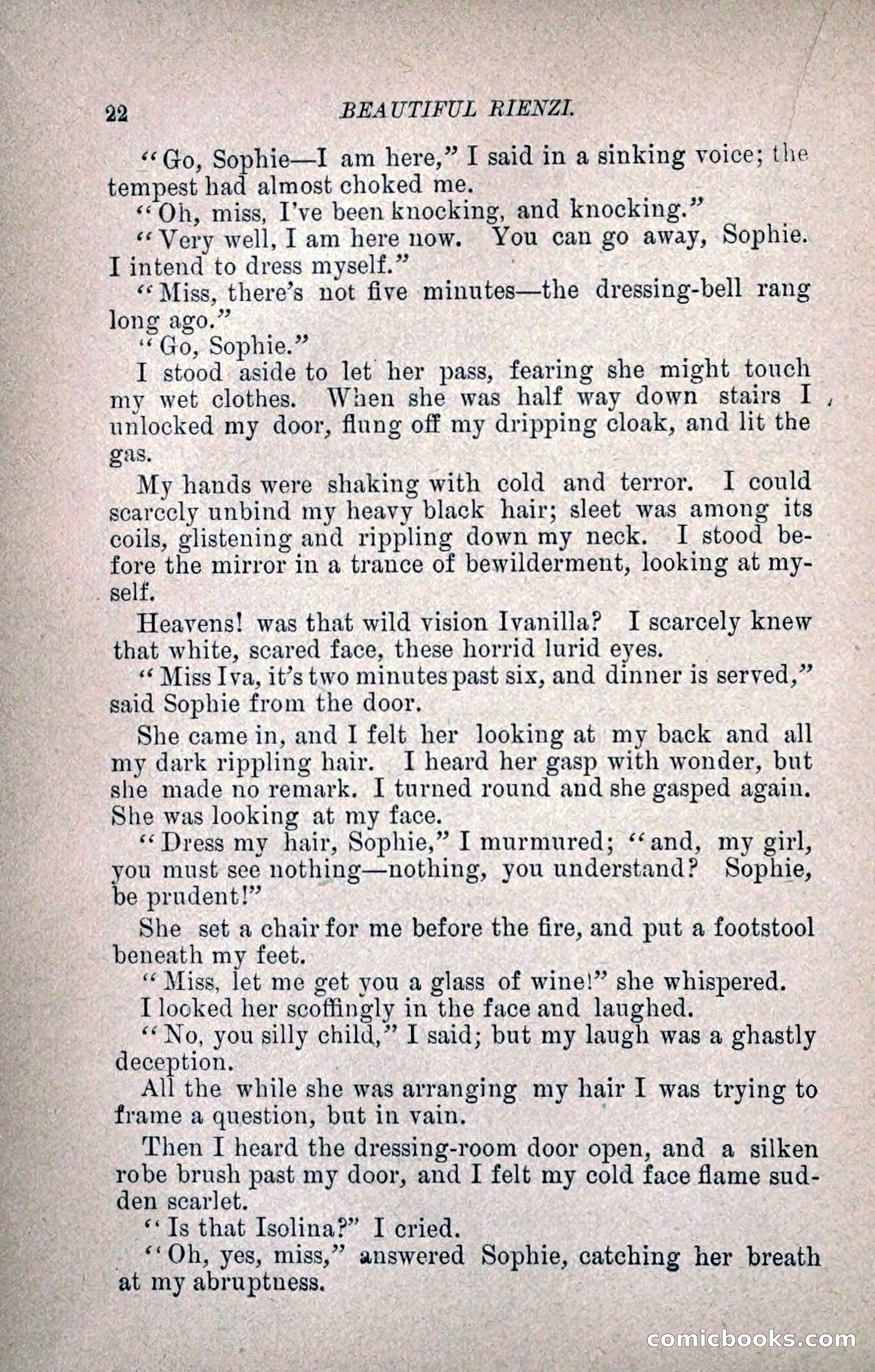 Beautiful Rienzi; or, The Secret Vendetta — page 29 of 299
