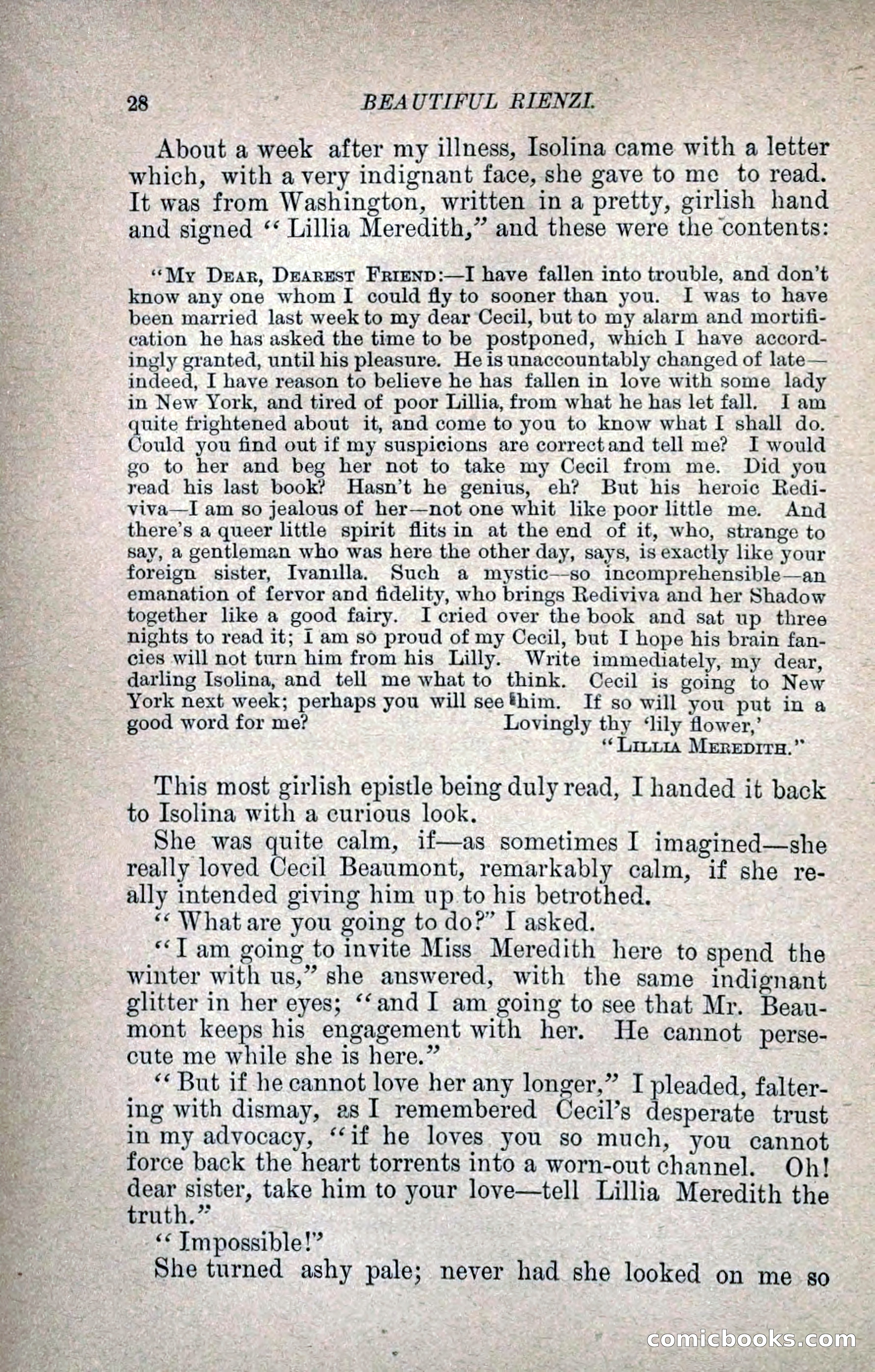 Beautiful Rienzi; or, The Secret Vendetta — page 35 of 299