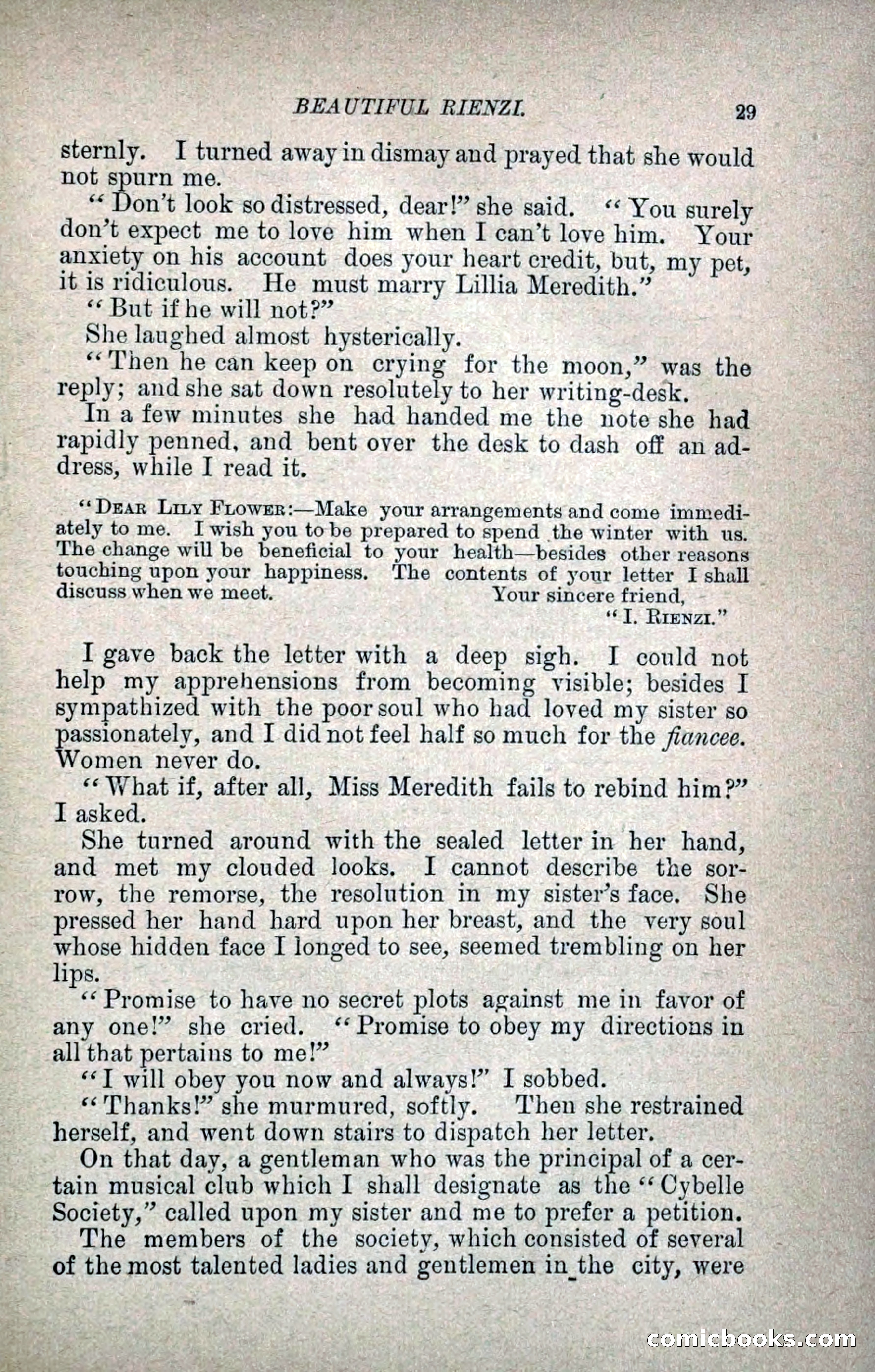 Beautiful Rienzi; or, The Secret Vendetta — page 36 of 299