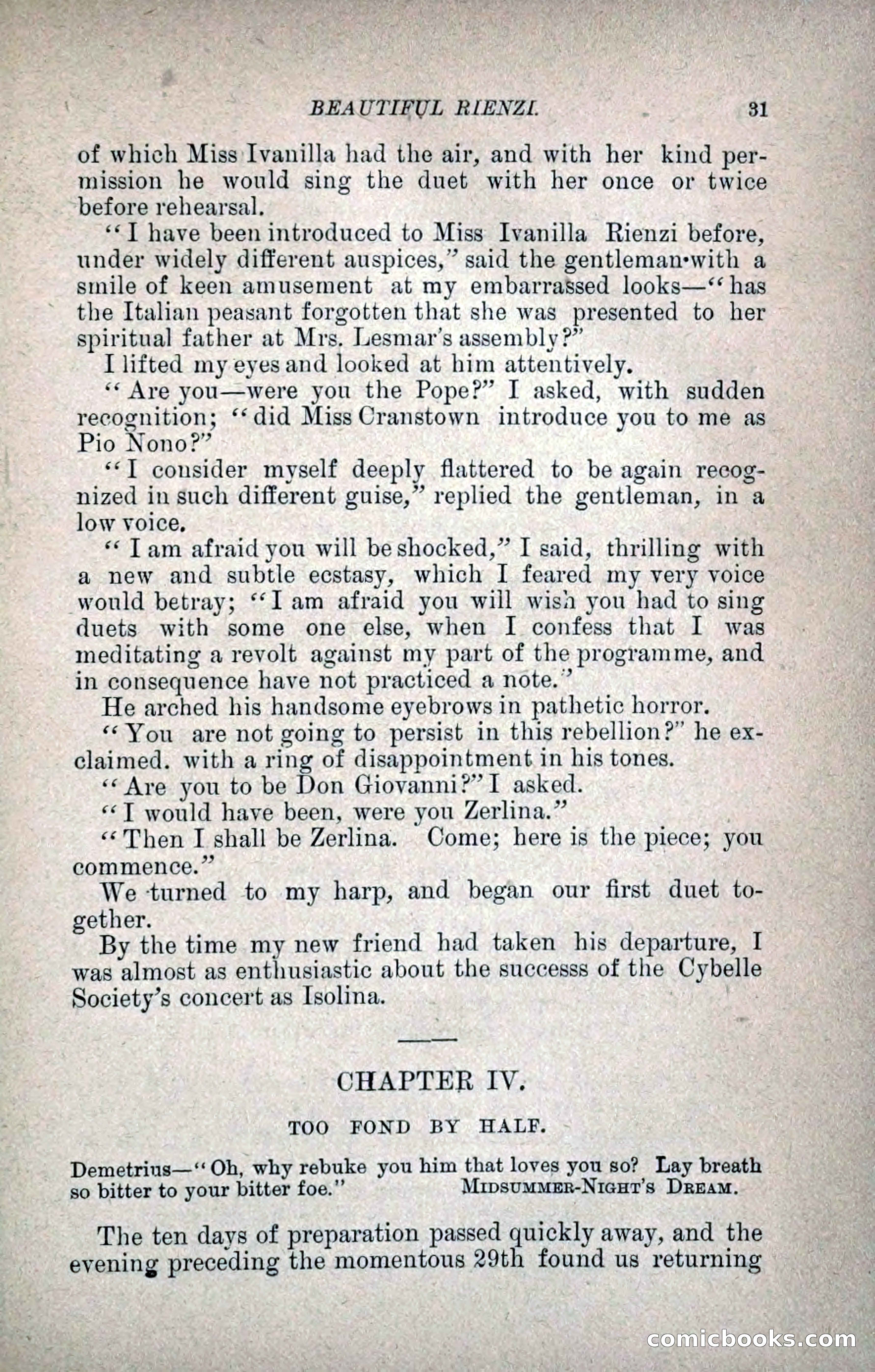 Beautiful Rienzi; or, The Secret Vendetta — page 38 of 299