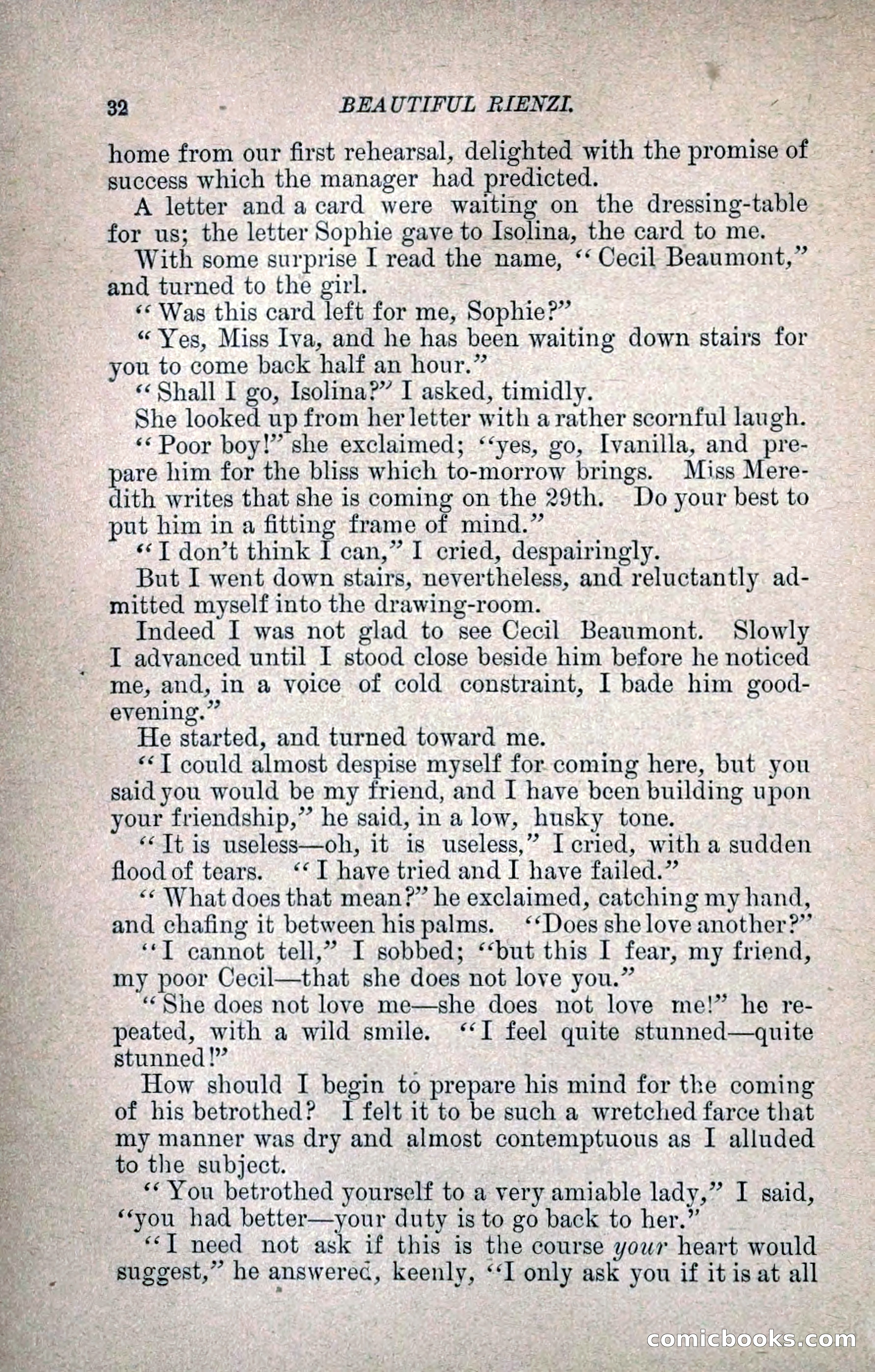 Beautiful Rienzi; or, The Secret Vendetta — page 39 of 299