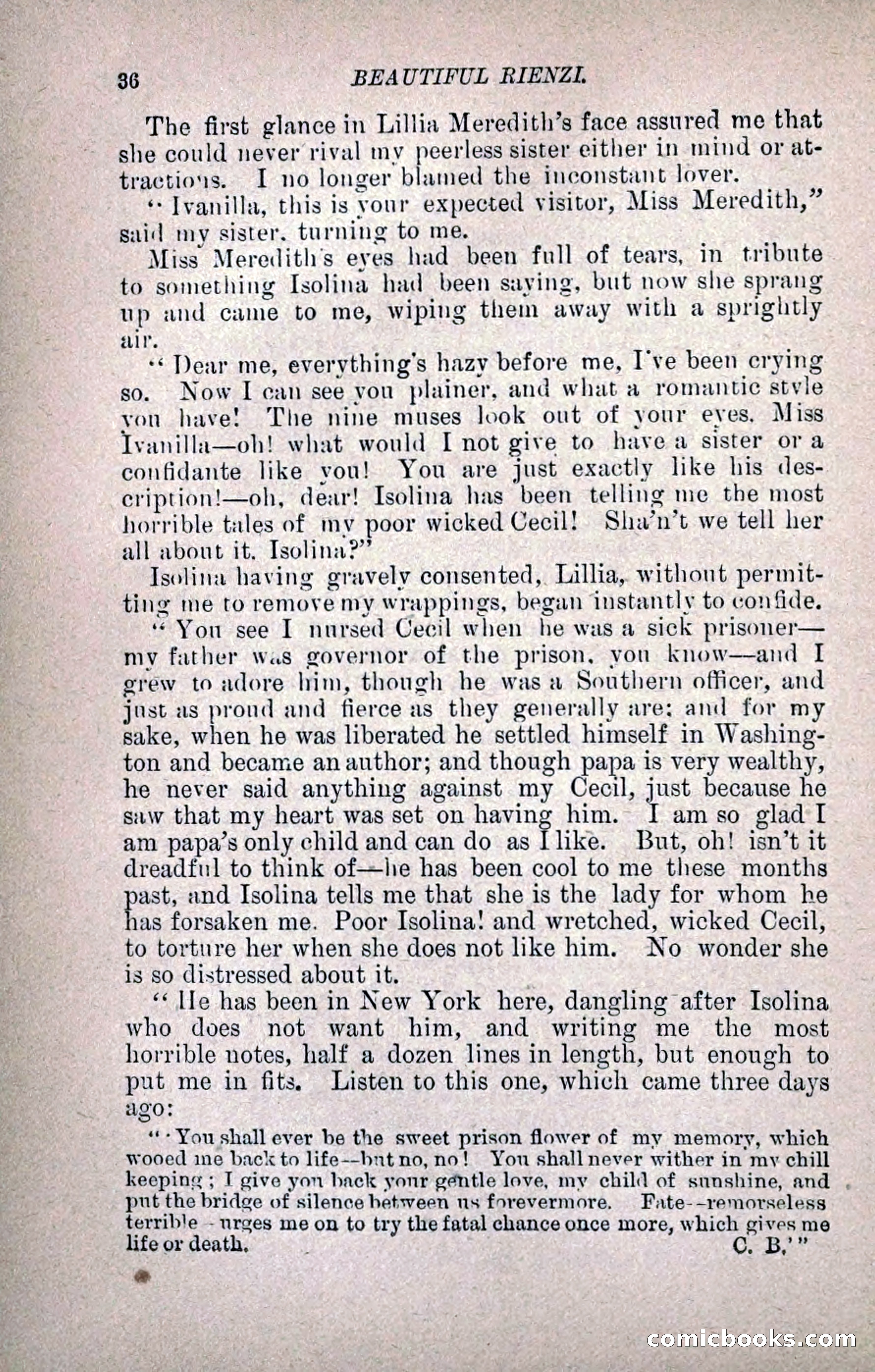Beautiful Rienzi; or, The Secret Vendetta — page 43 of 299