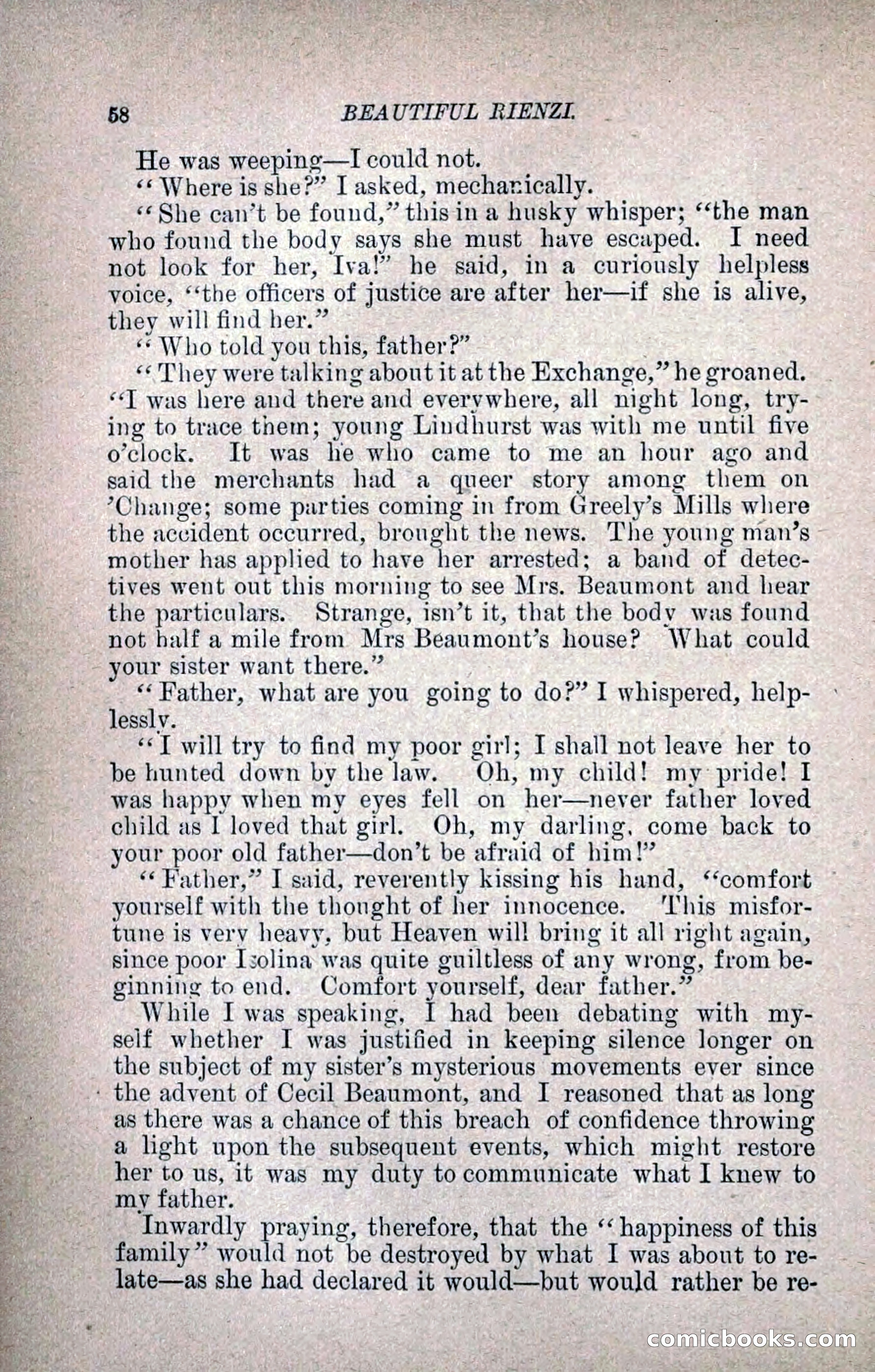 Beautiful Rienzi; or, The Secret Vendetta — page 65 of 299
