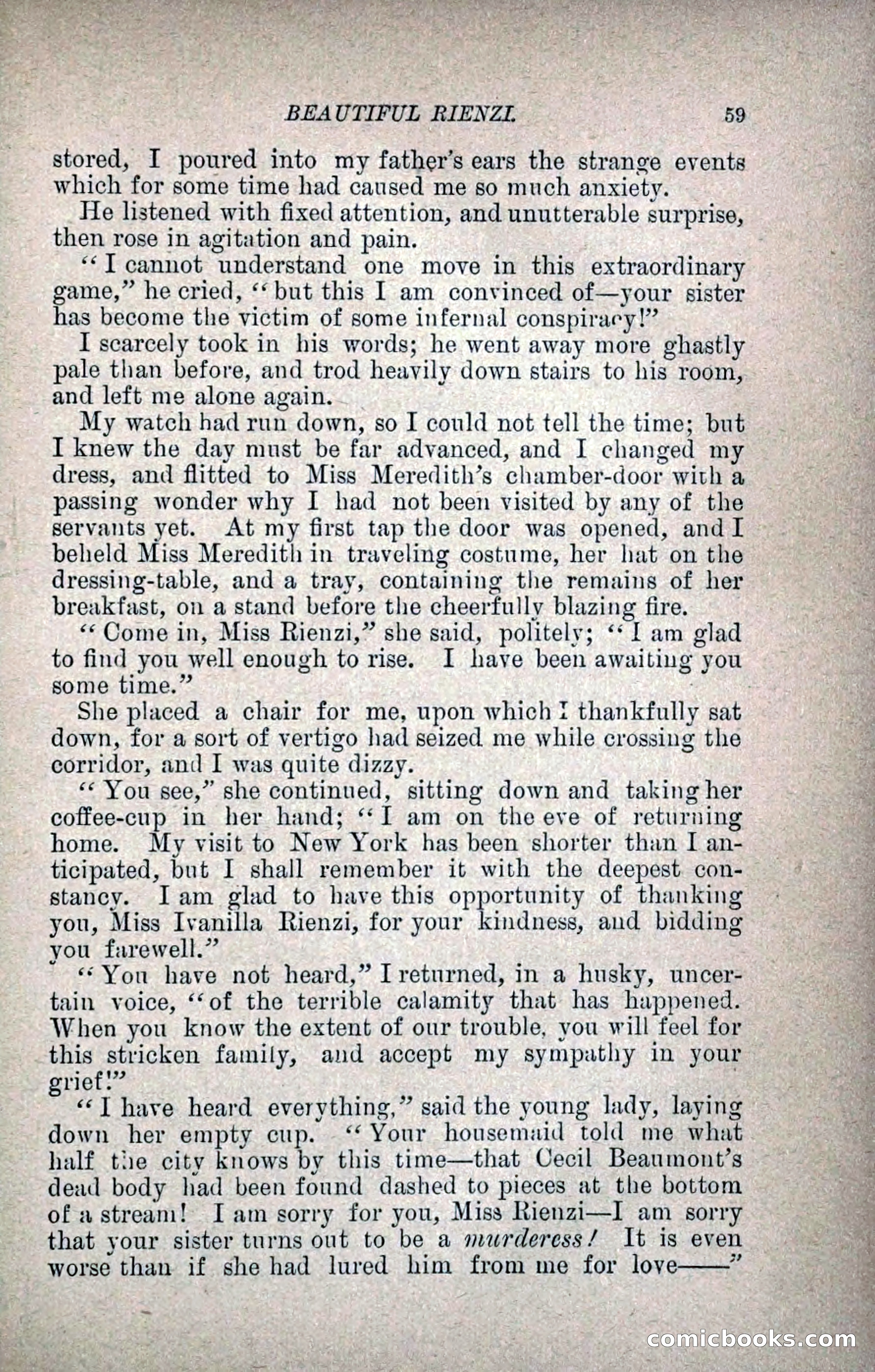 Beautiful Rienzi; or, The Secret Vendetta — page 66 of 299