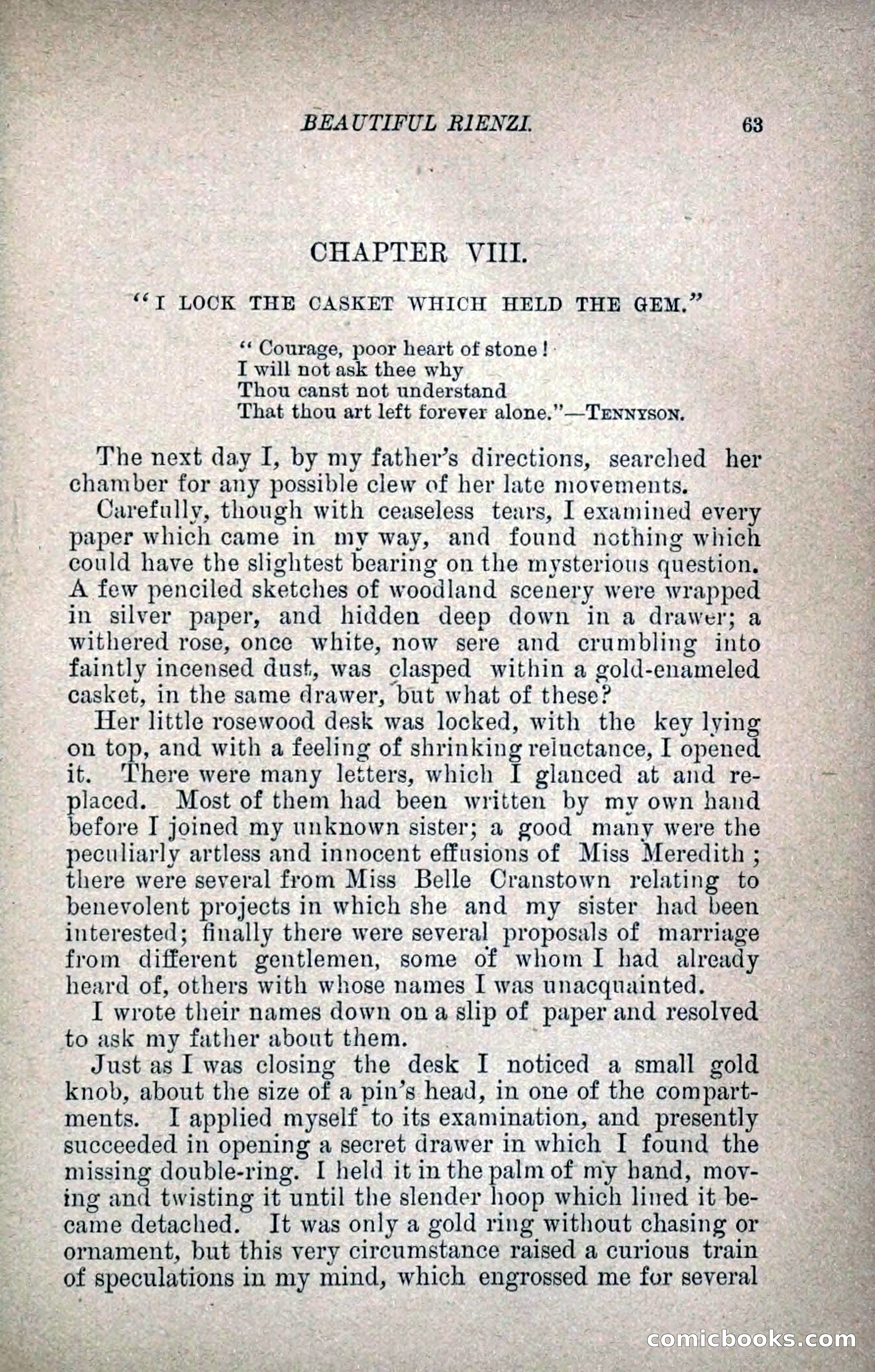 Beautiful Rienzi; or, The Secret Vendetta — page 70 of 299