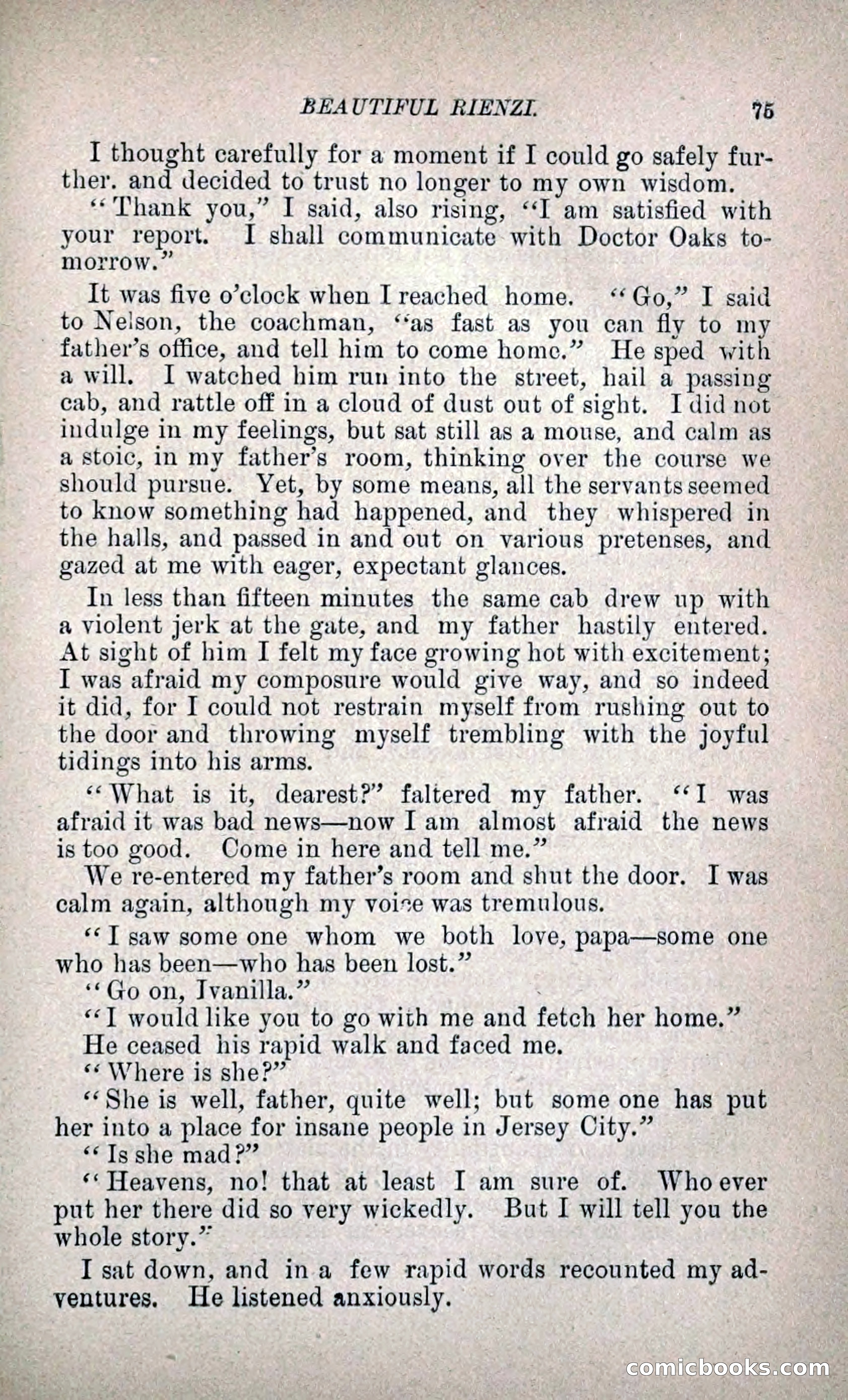 Beautiful Rienzi; or, The Secret Vendetta — page 82 of 299
