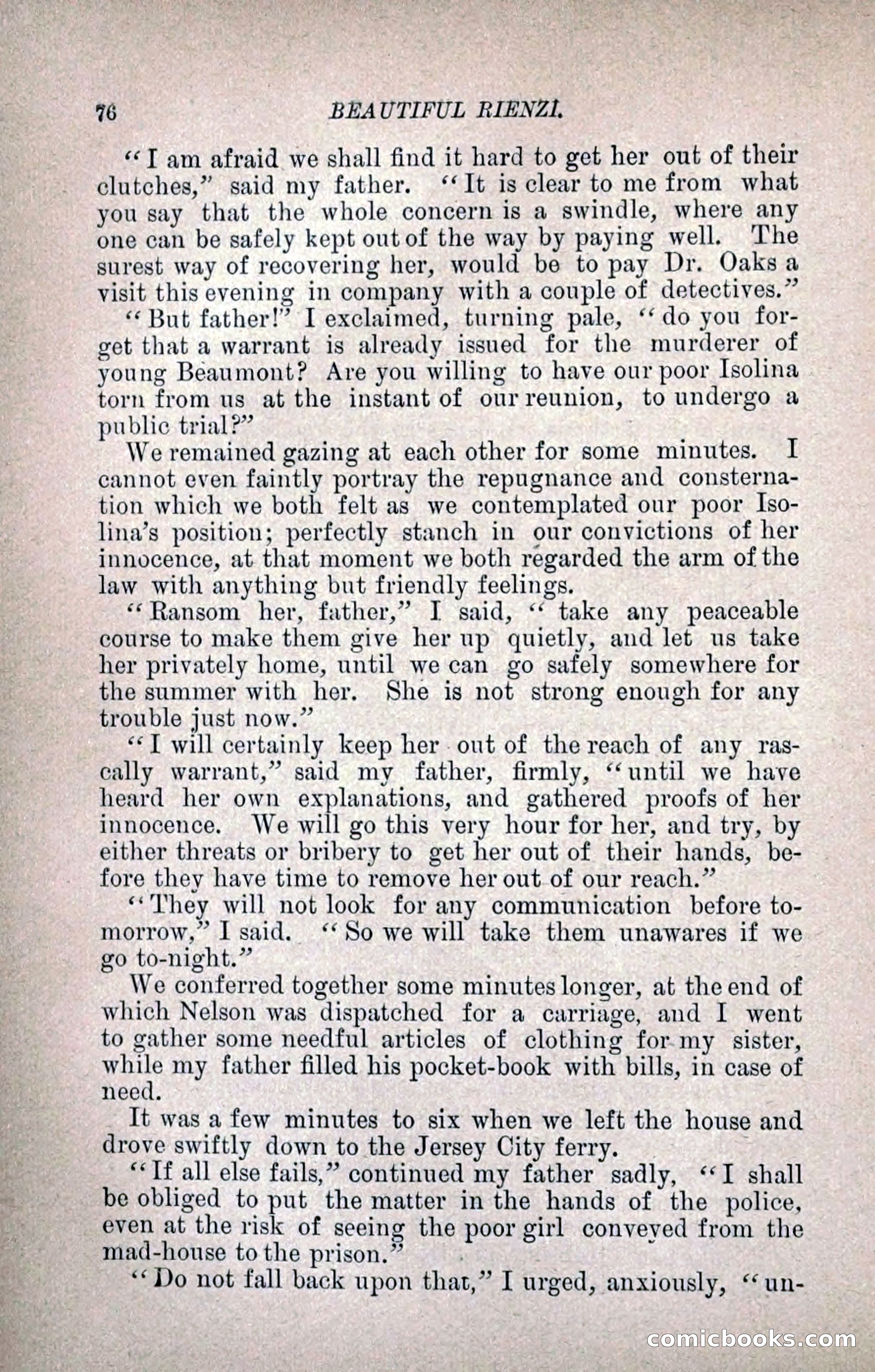 Beautiful Rienzi; or, The Secret Vendetta — page 83 of 299