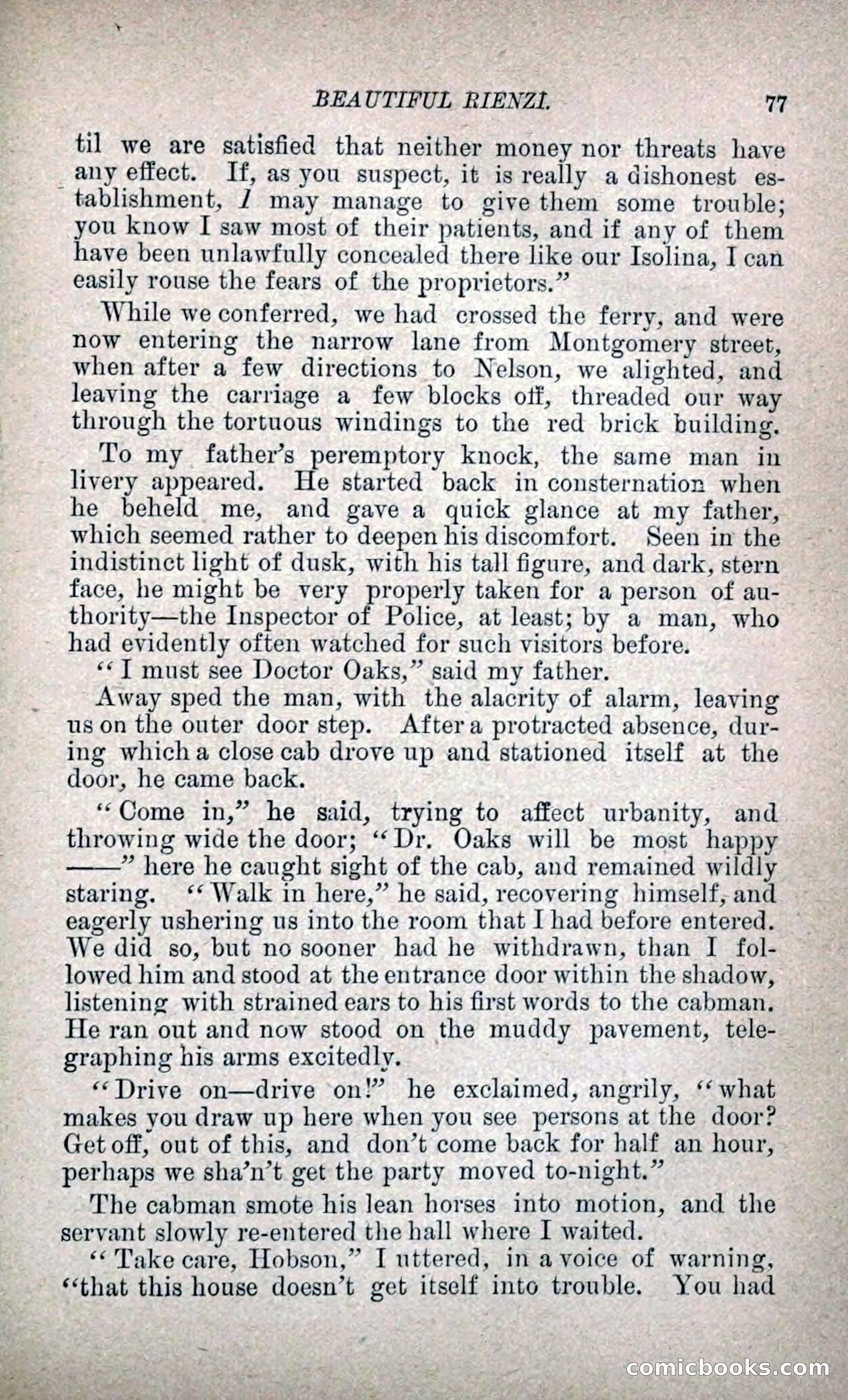 Beautiful Rienzi; or, The Secret Vendetta — page 84 of 299