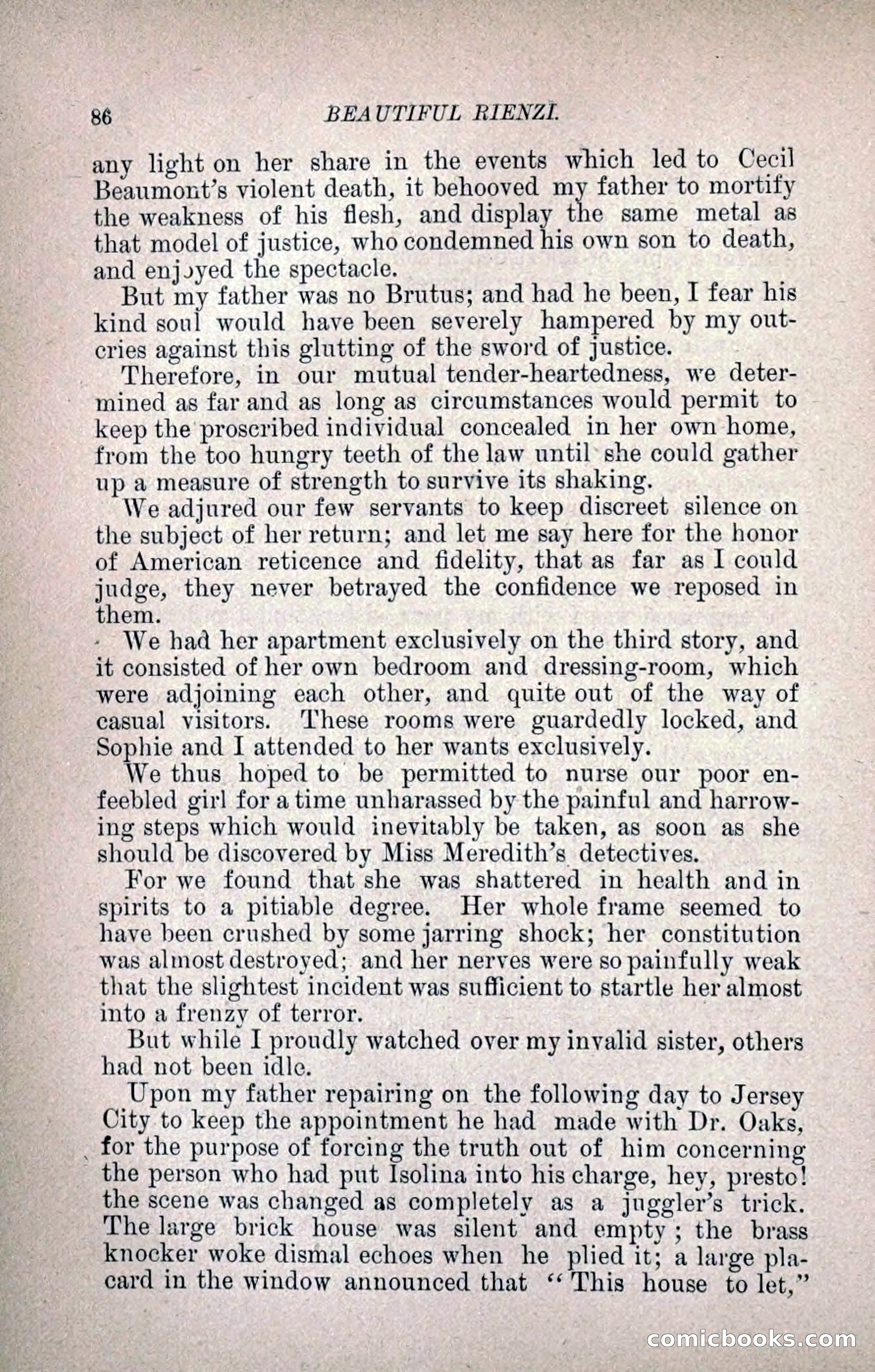 Beautiful Rienzi; or, The Secret Vendetta — page 93 of 299