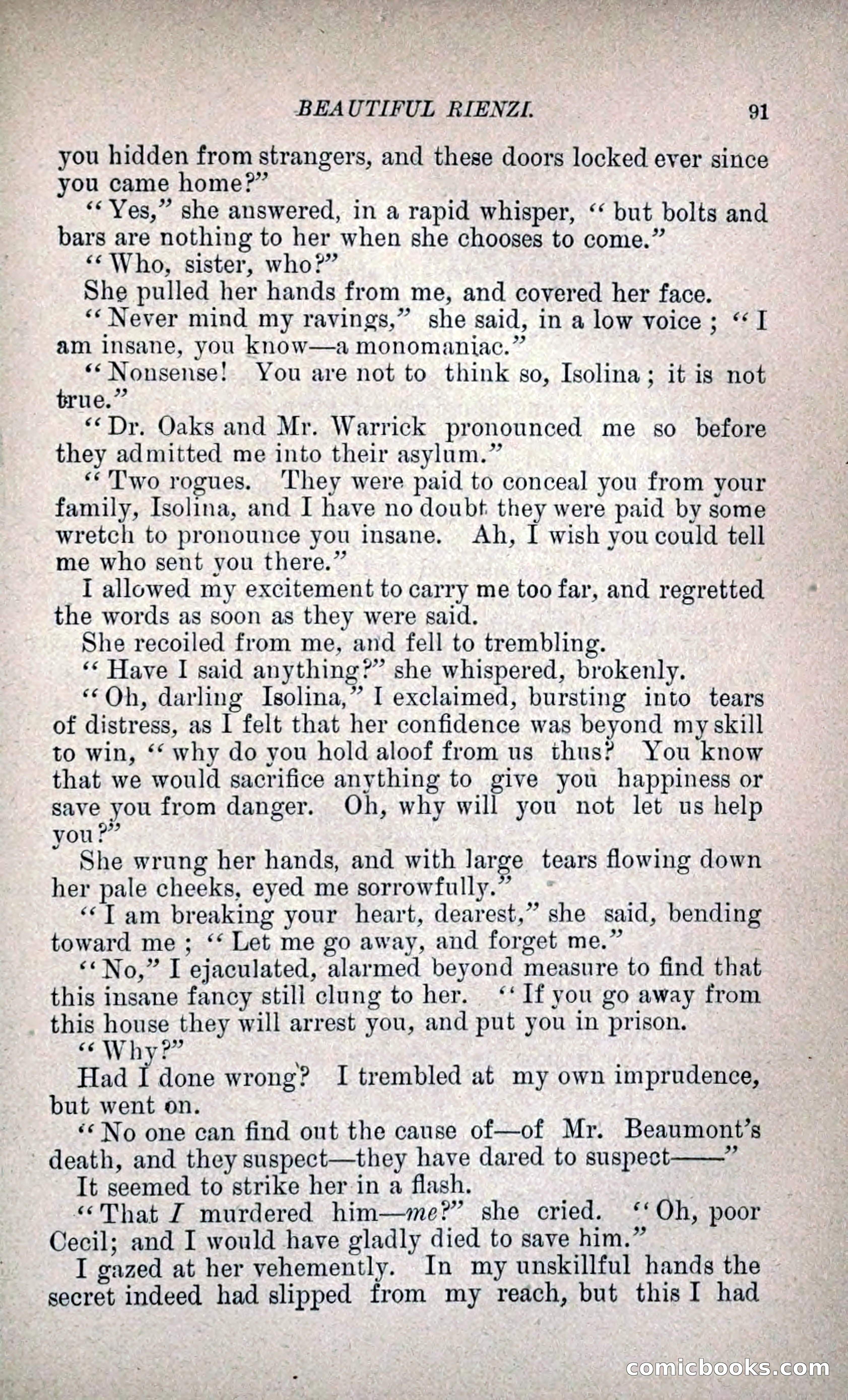 Beautiful Rienzi; or, The Secret Vendetta — page 98 of 299