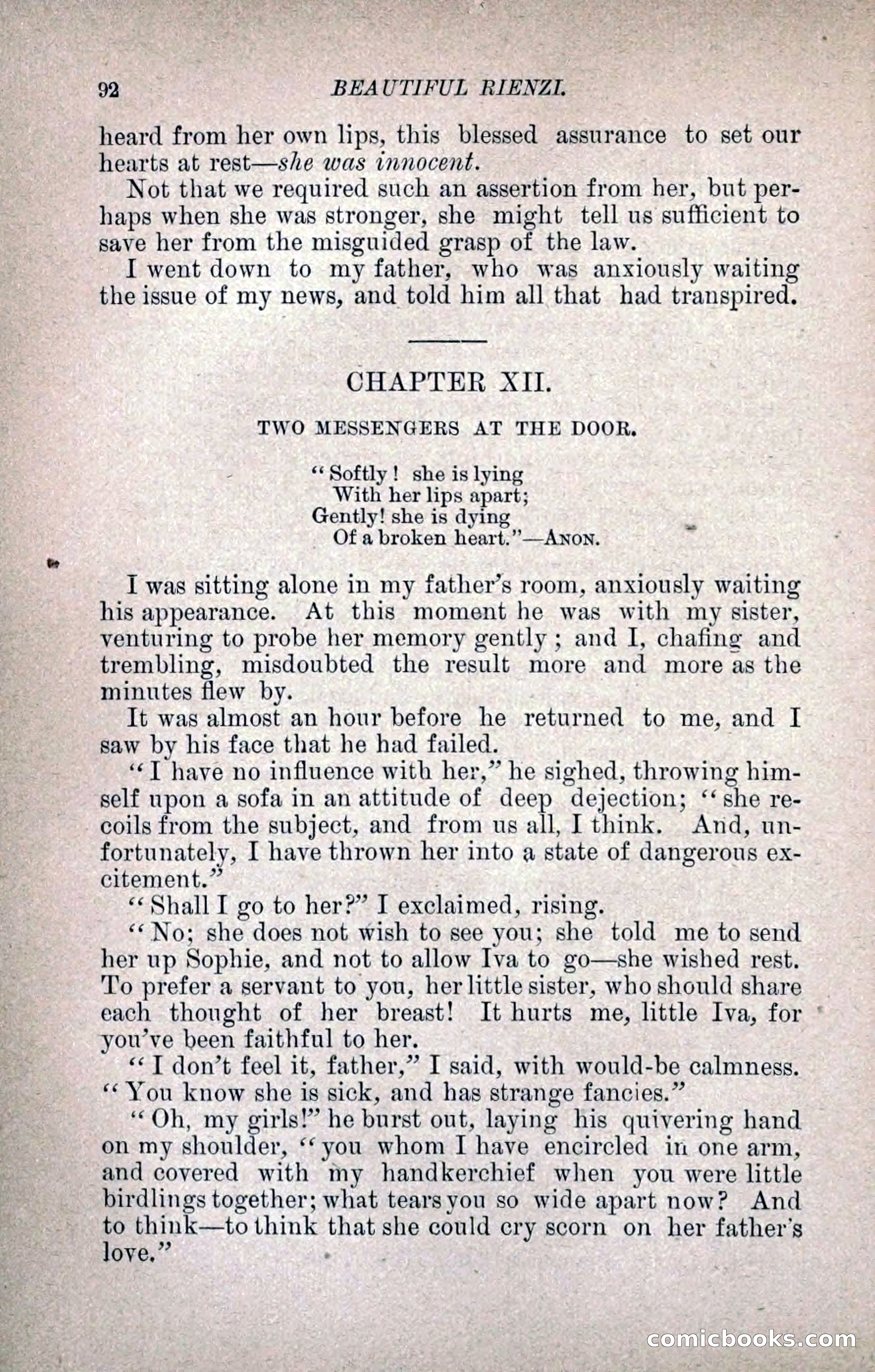 Beautiful Rienzi; or, The Secret Vendetta — page 99 of 299