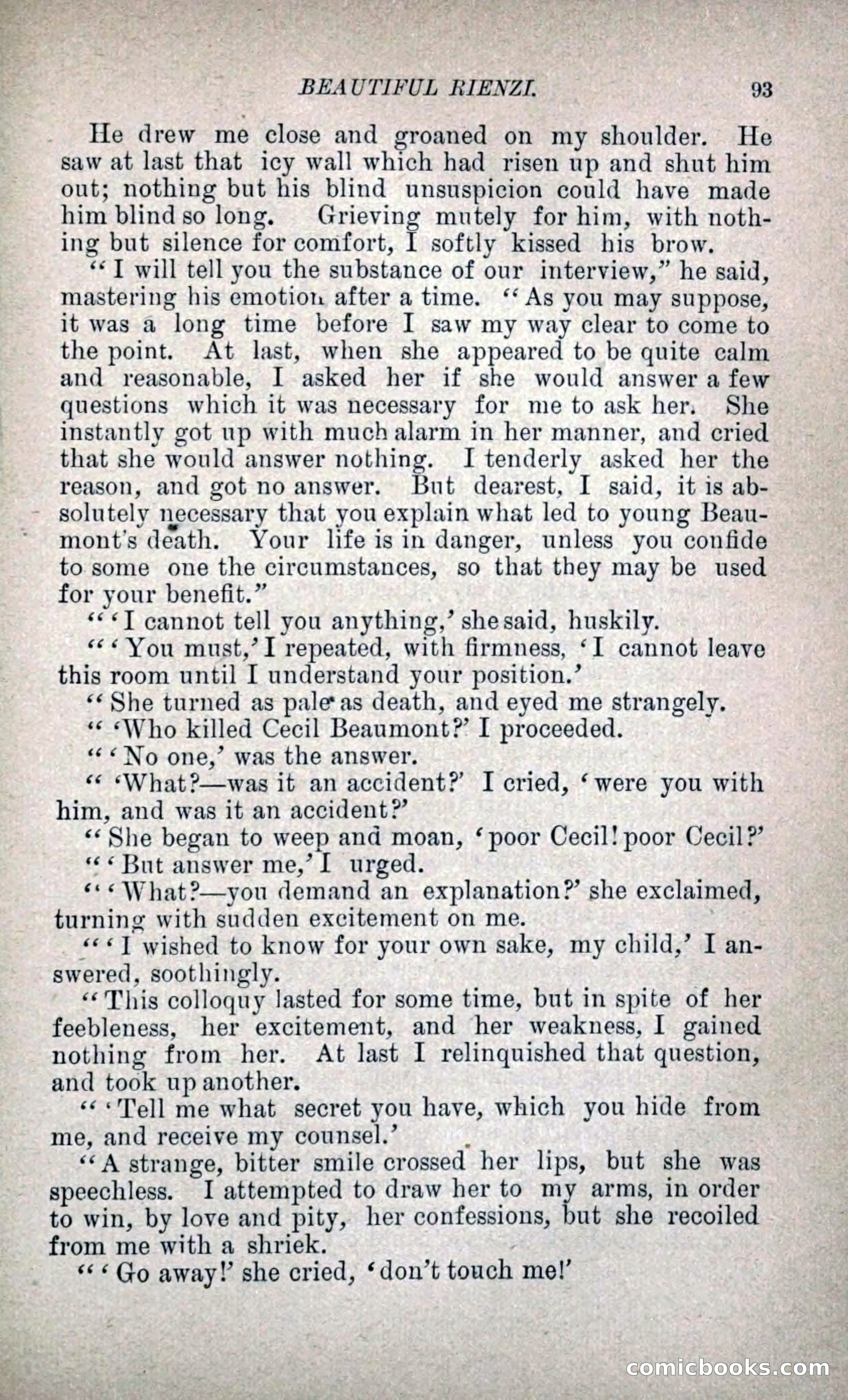 Beautiful Rienzi; or, The Secret Vendetta — page 100 of 299