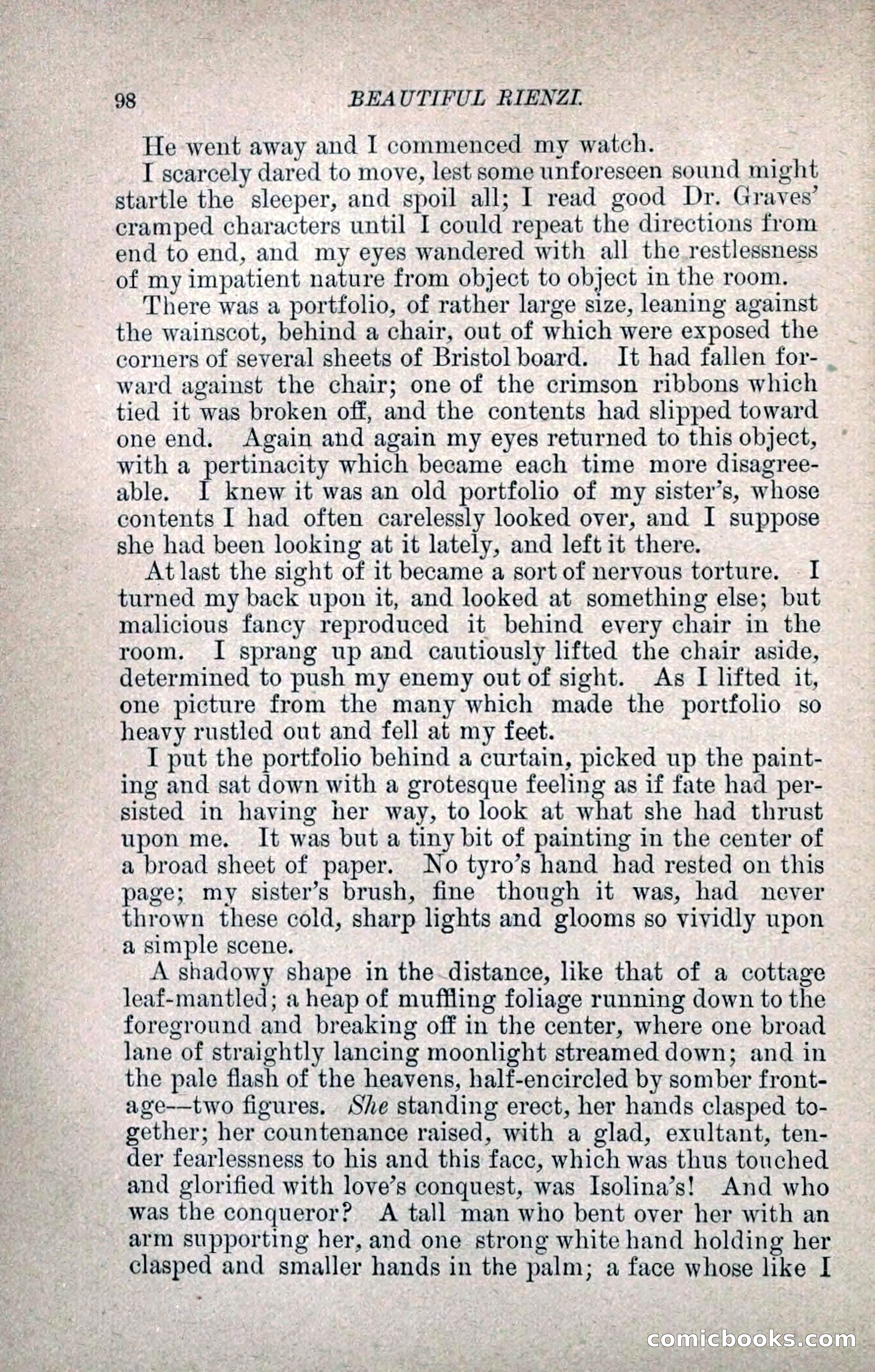 Beautiful Rienzi; or, The Secret Vendetta — page 105 of 299
