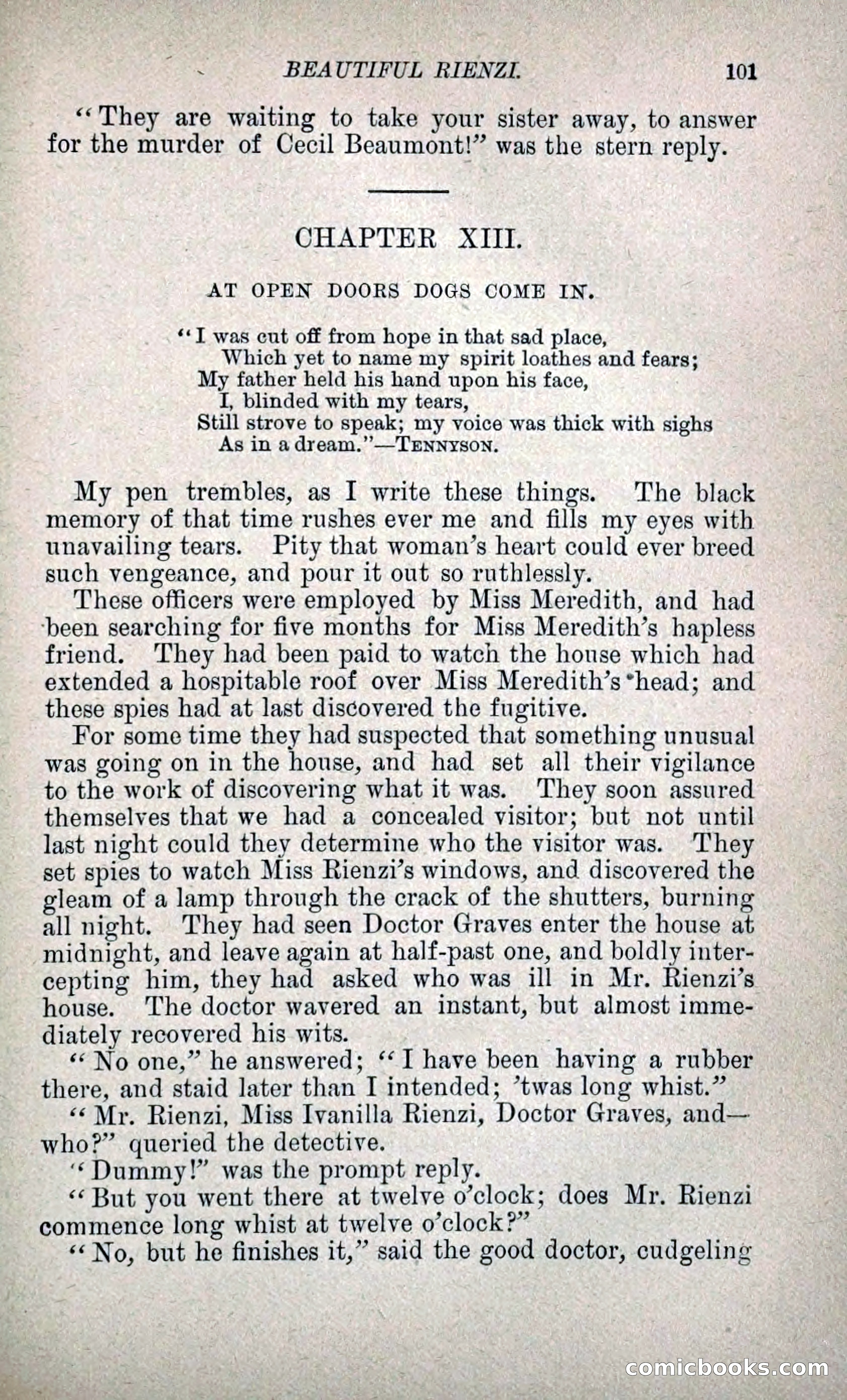 Beautiful Rienzi; or, The Secret Vendetta — page 108 of 299