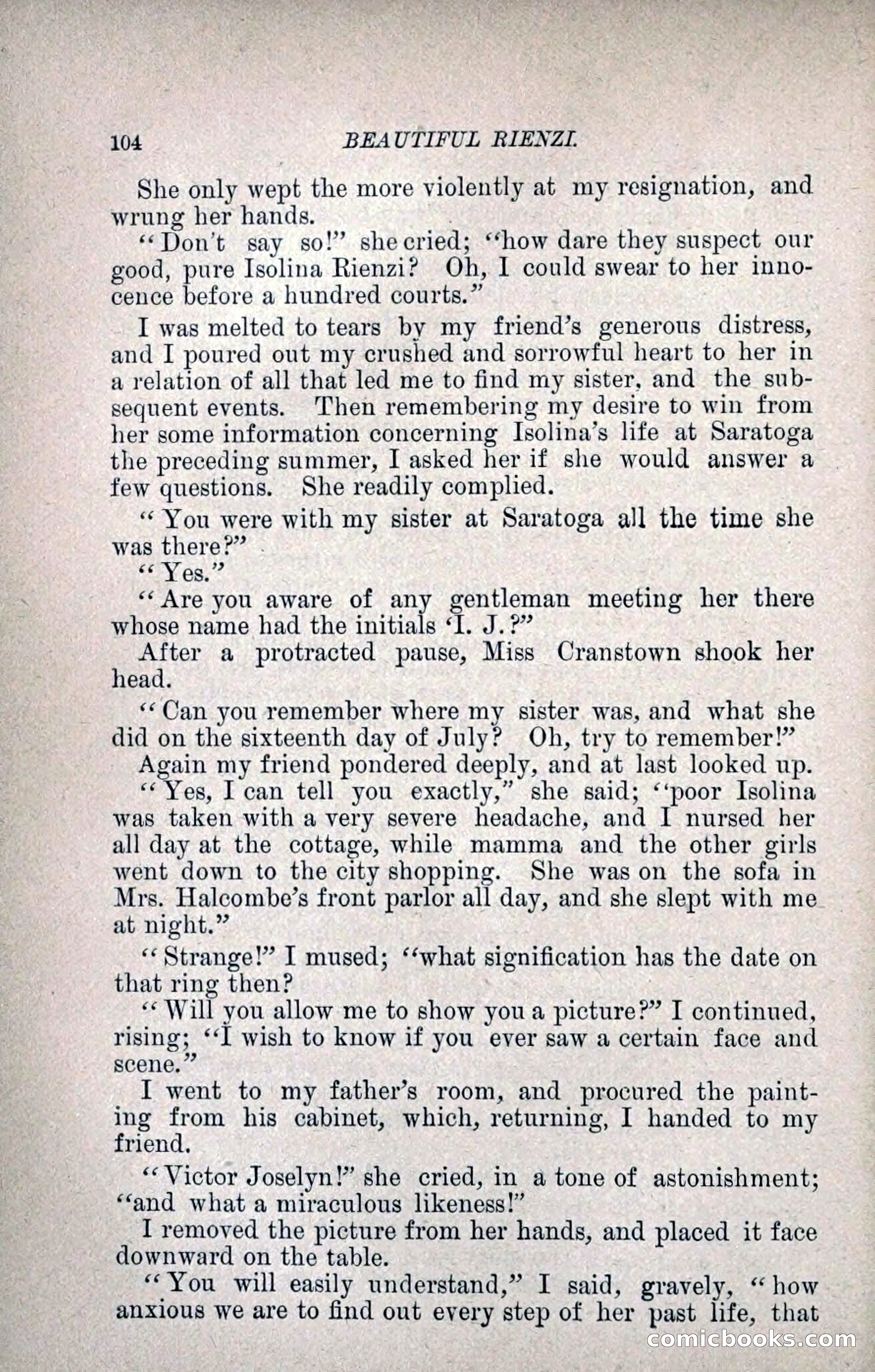 Beautiful Rienzi; or, The Secret Vendetta — page 111 of 299