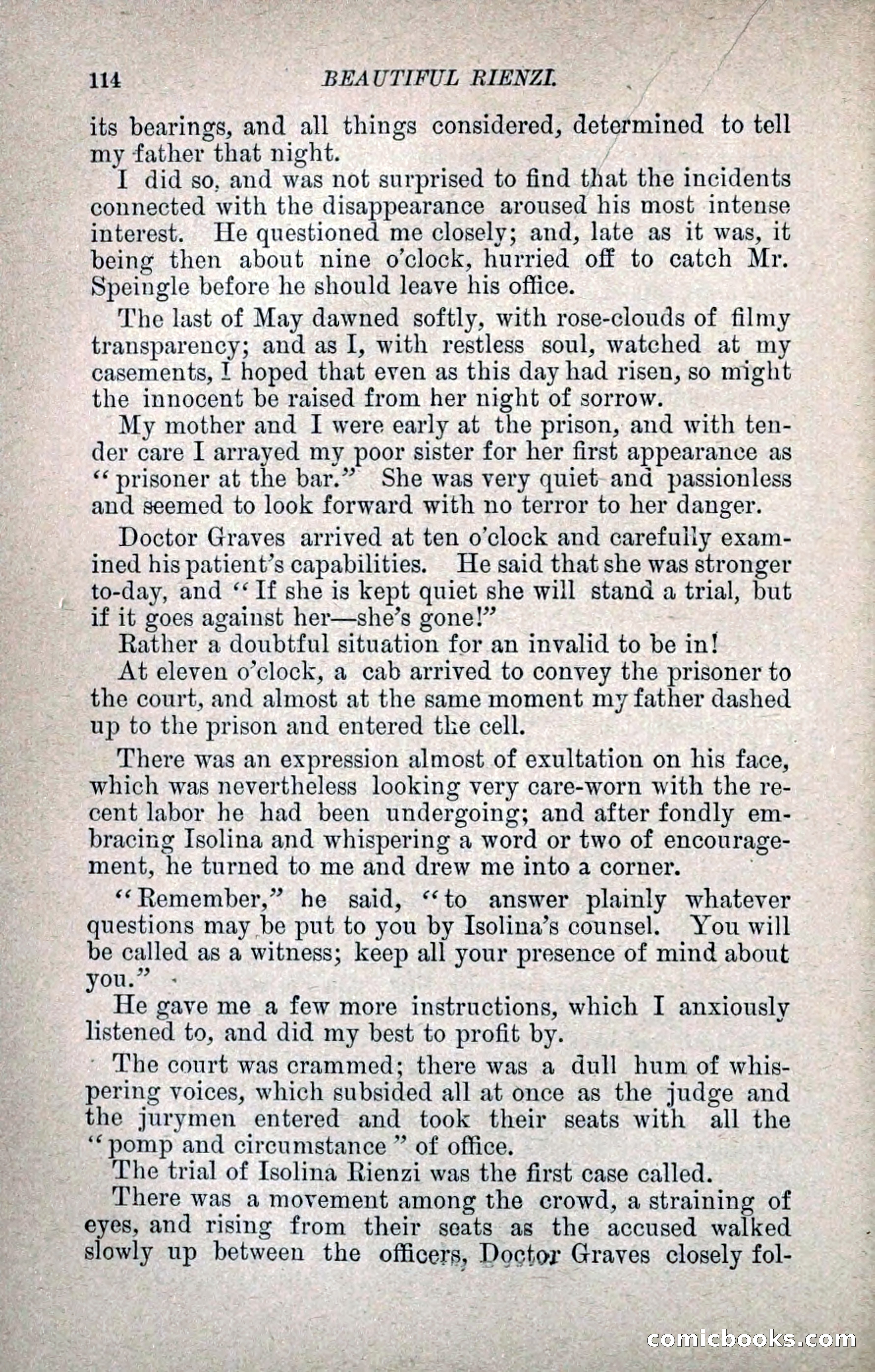 Beautiful Rienzi; or, The Secret Vendetta — page 121 of 299