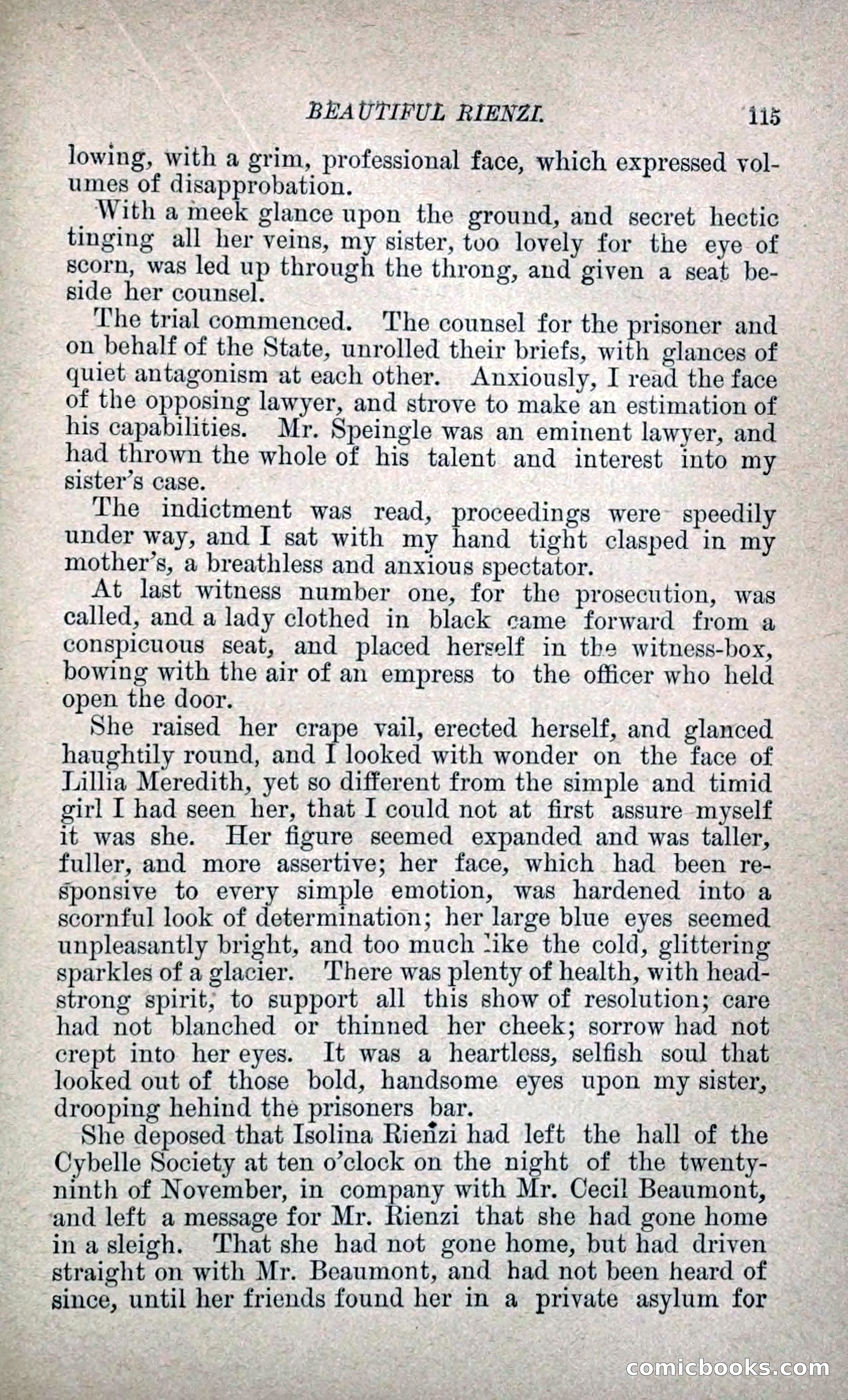 Beautiful Rienzi; or, The Secret Vendetta — page 122 of 299