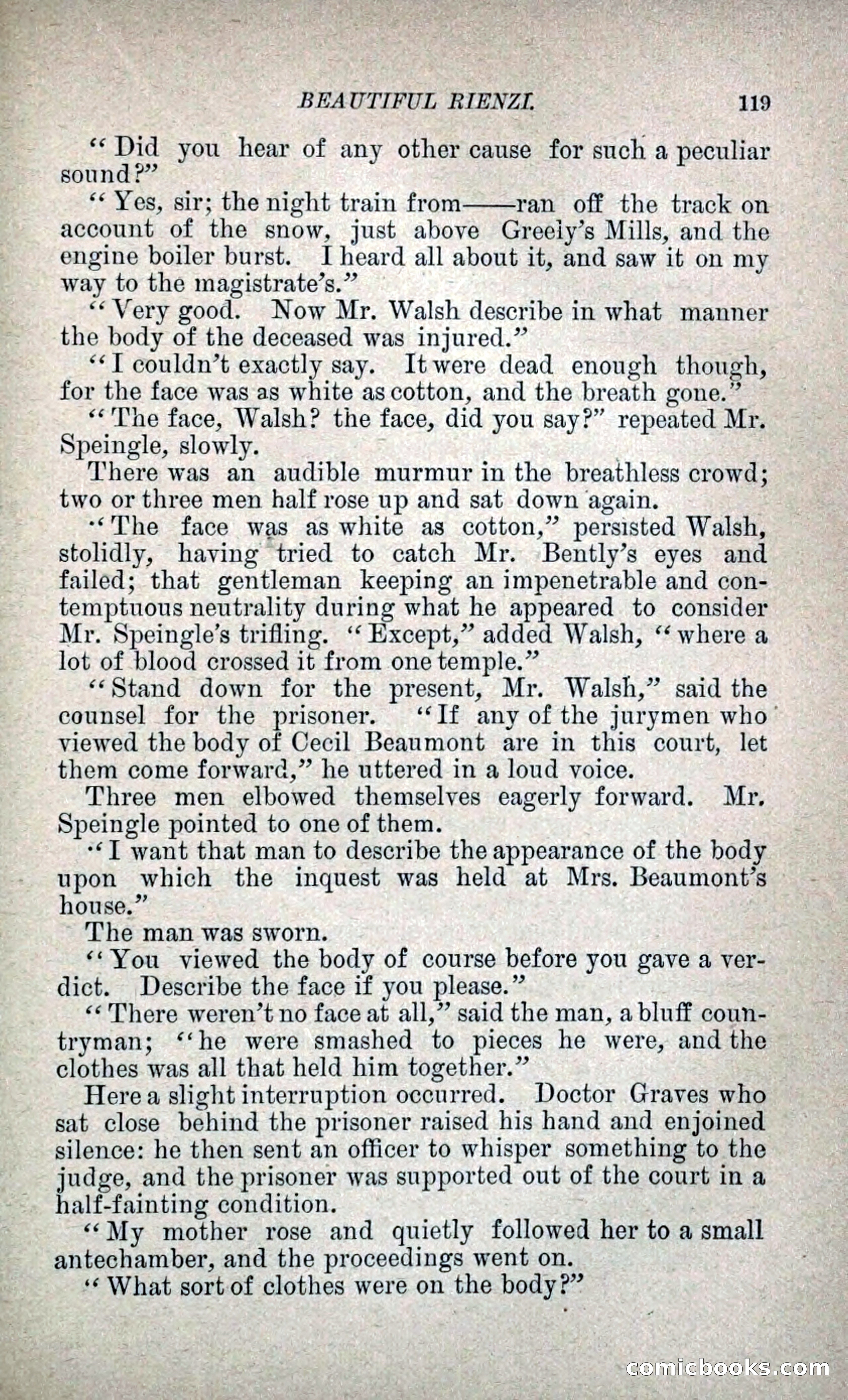 Beautiful Rienzi; or, The Secret Vendetta — page 126 of 299
