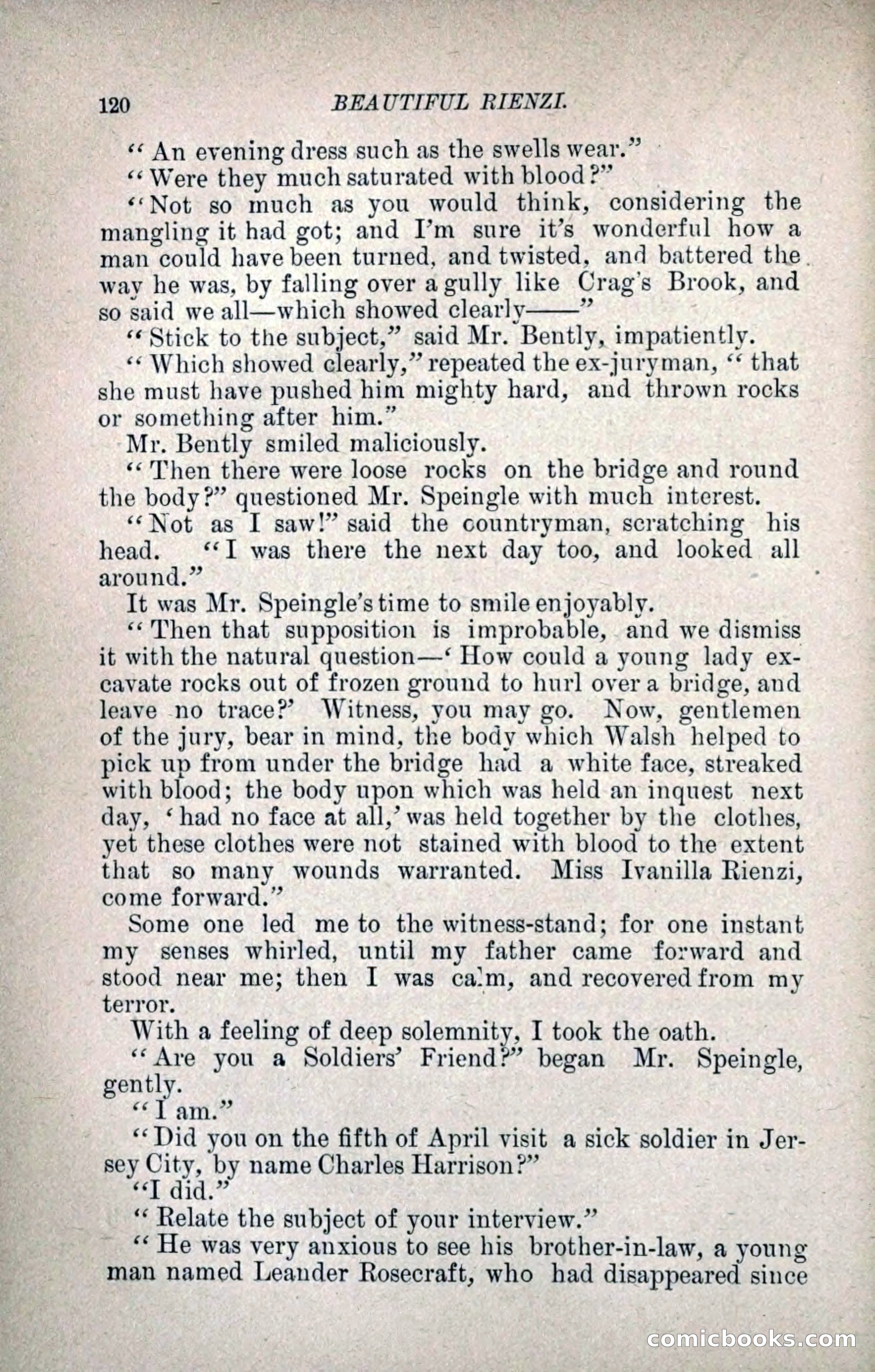 Beautiful Rienzi; or, The Secret Vendetta — page 127 of 299