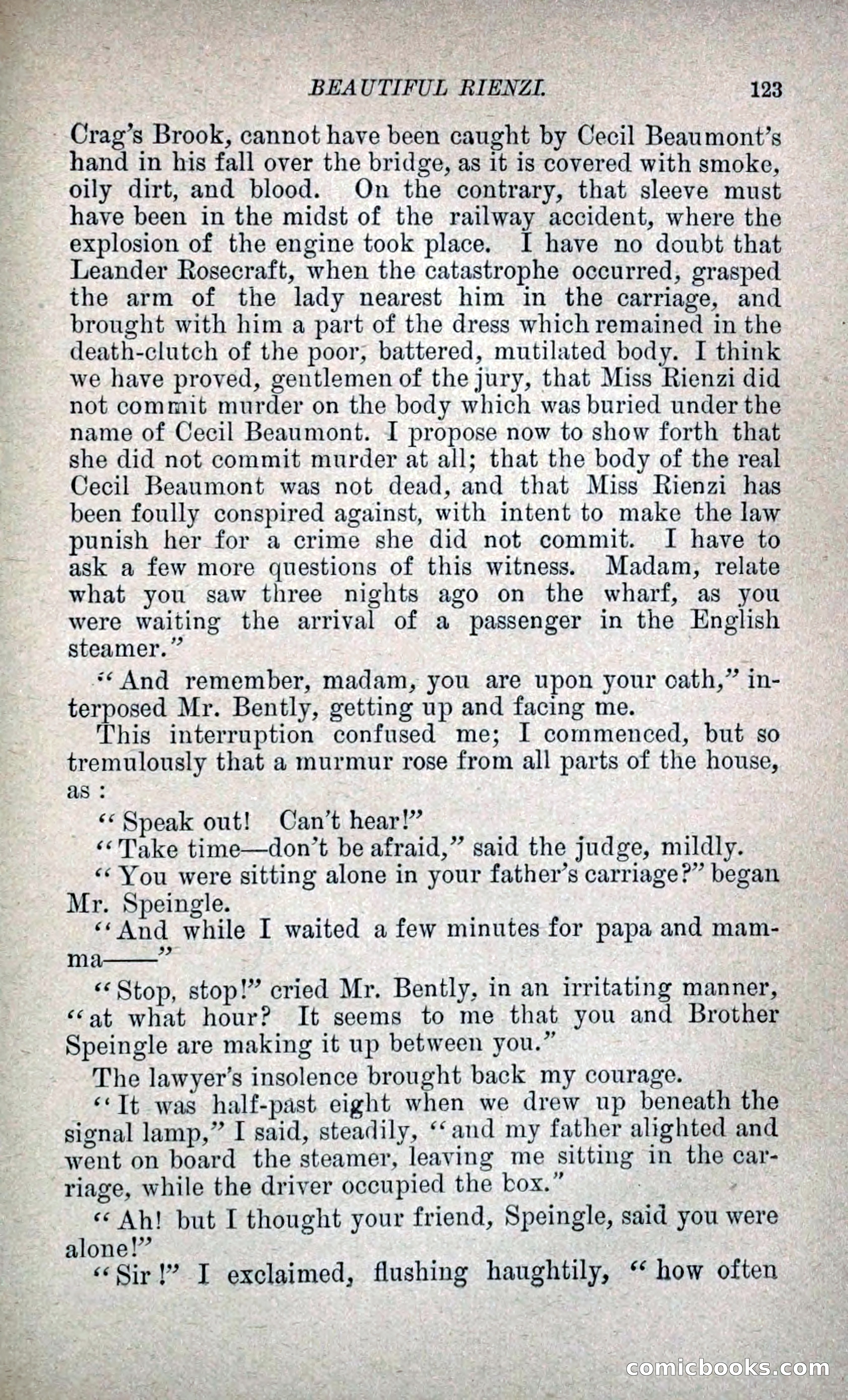 Beautiful Rienzi; or, The Secret Vendetta — page 130 of 299