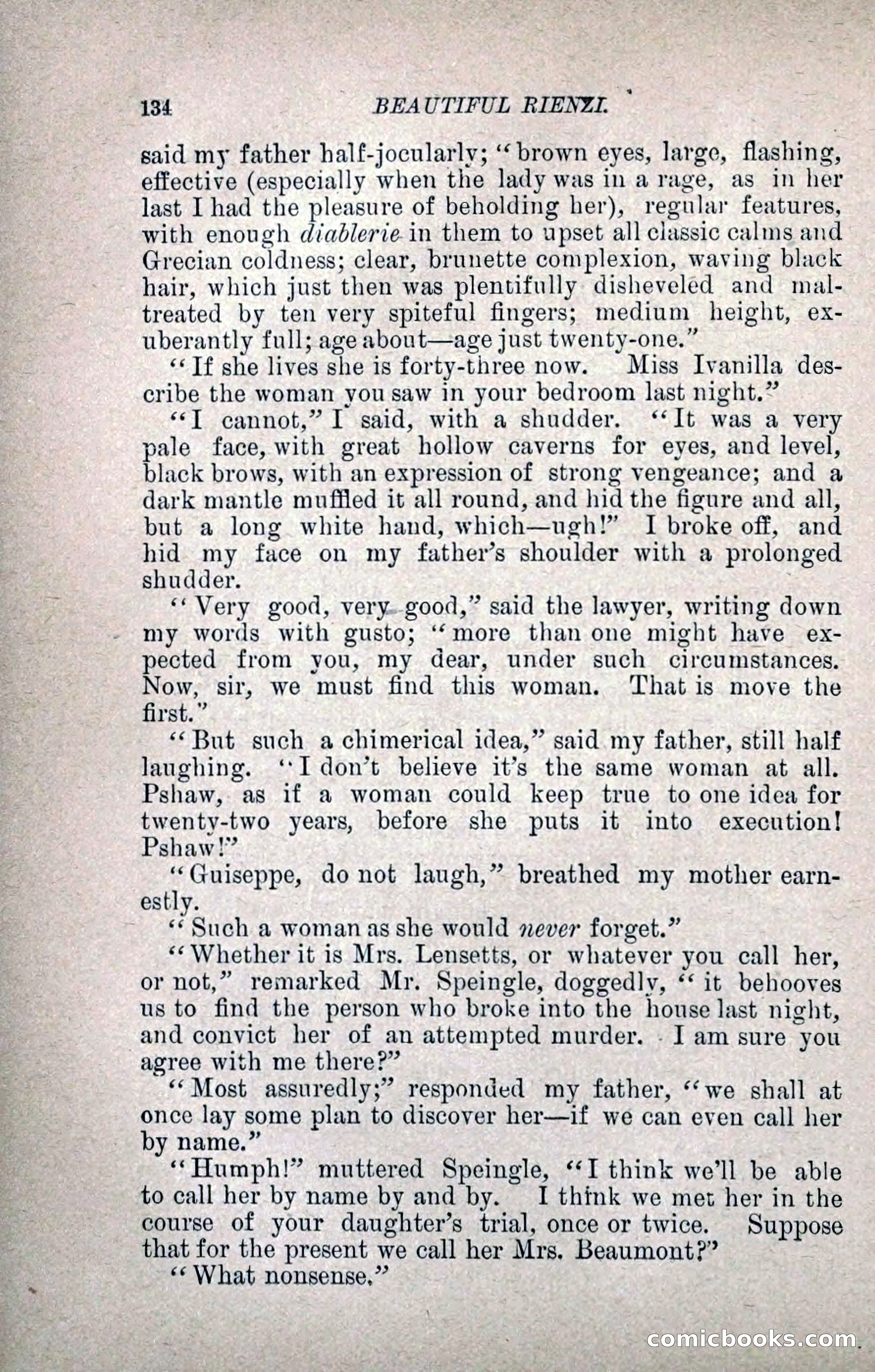 Beautiful Rienzi; or, The Secret Vendetta — page 141 of 299